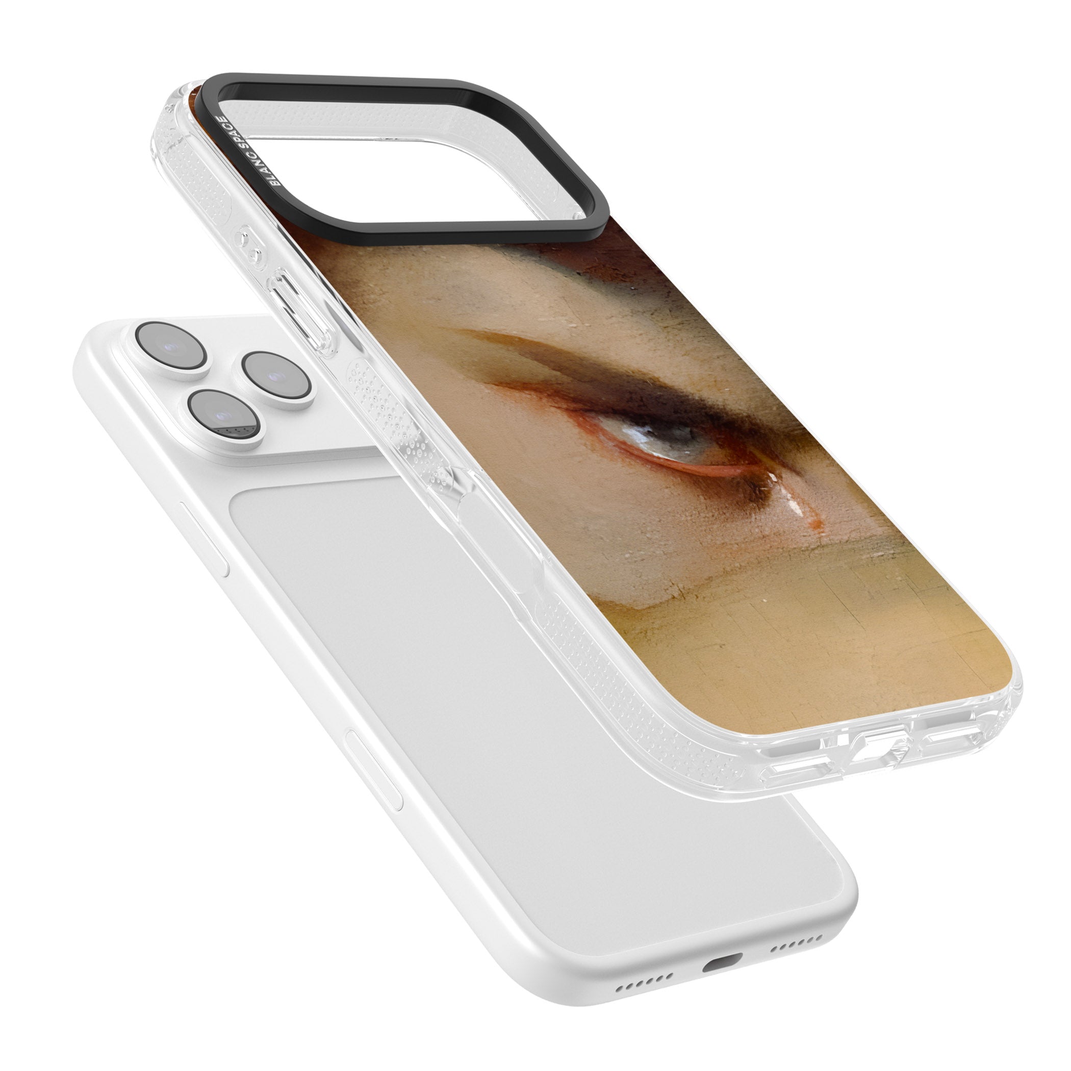 Fallen Angel iPhone 17 Pro Impact Air Clear Phone Case Colours