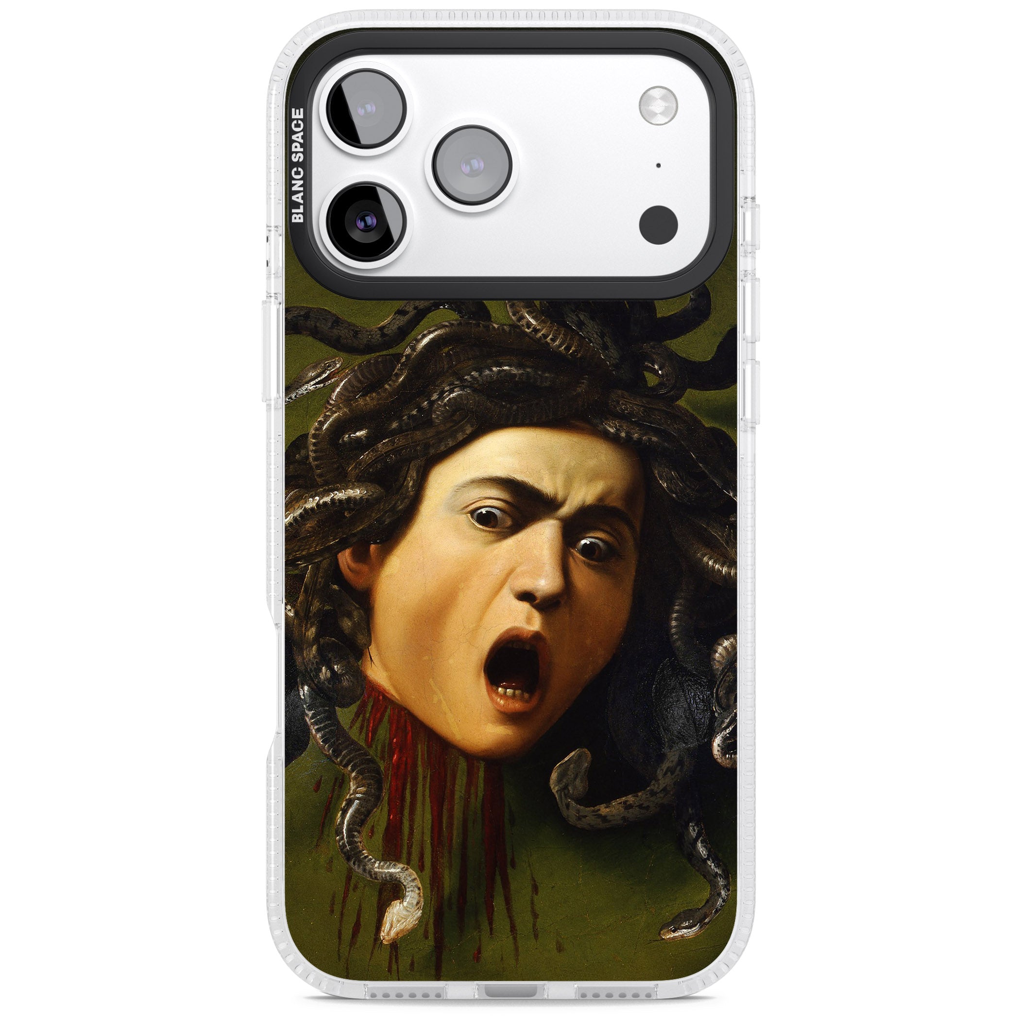 Head of Medusa iPhone 17 Pro Impact Air Clear Phone Case