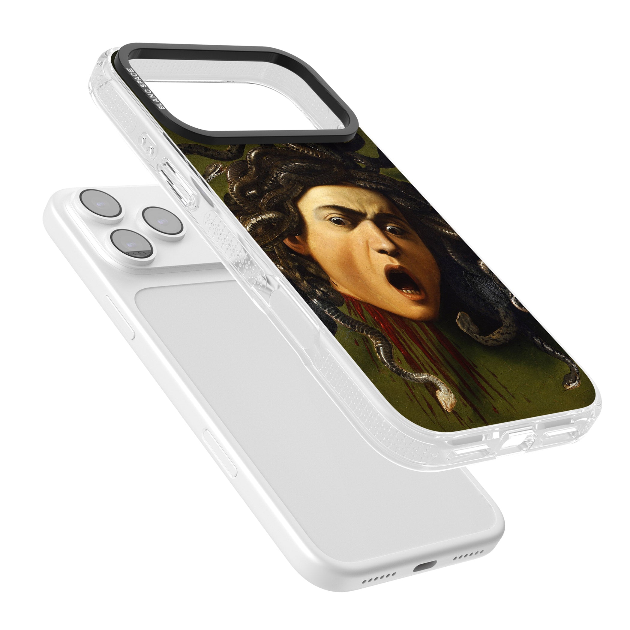 Head of Medusa iPhone 17 Pro Impact Air Clear Phone Case Colours