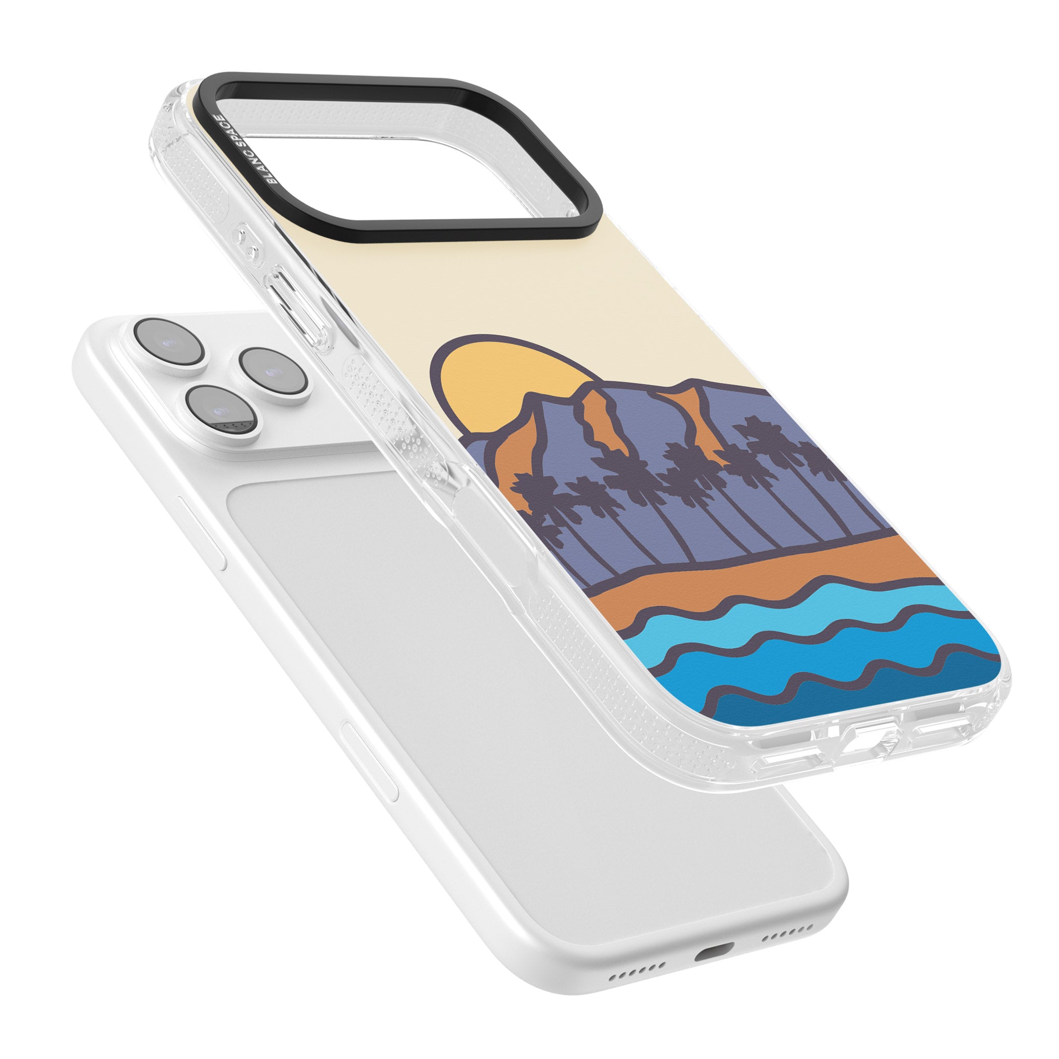 South Sunset iPhone 17 Pro Impact Air Clear Phone Case Colours