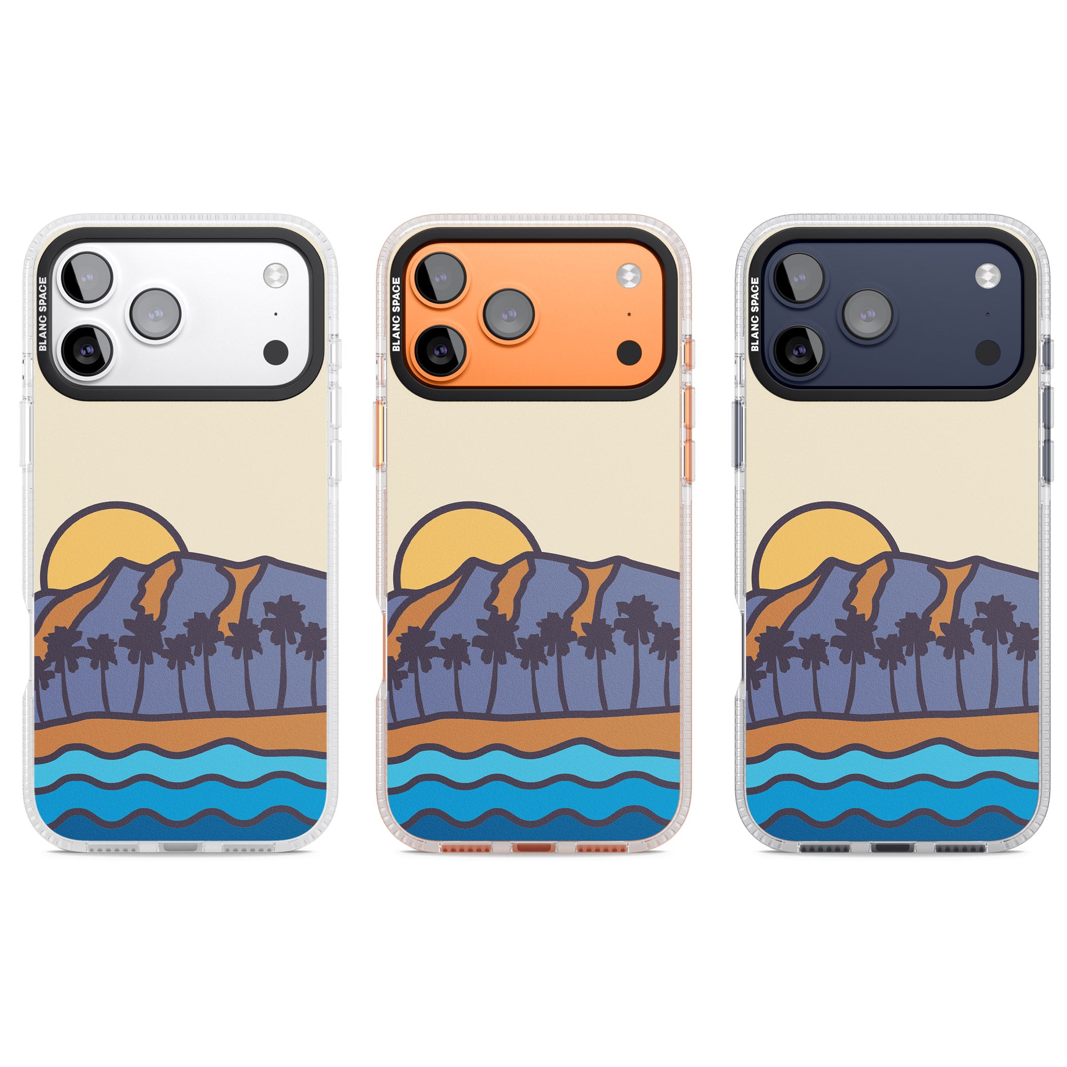 South Sunset iPhone 17 Pro Impact Air Clear Phone Case APT Impact Protection
