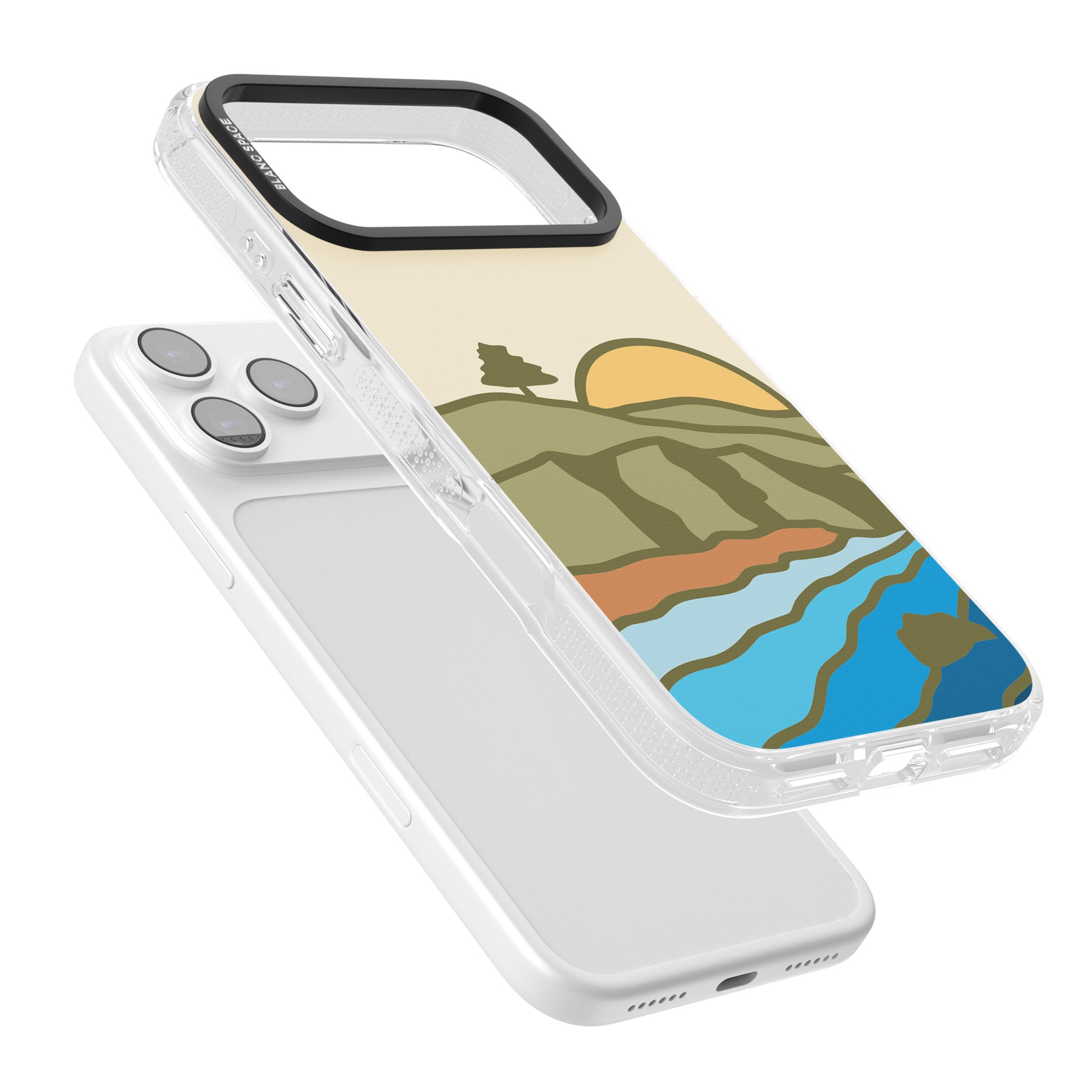 North Sunset iPhone 17 Pro Impact Air Clear Phone Case Colours