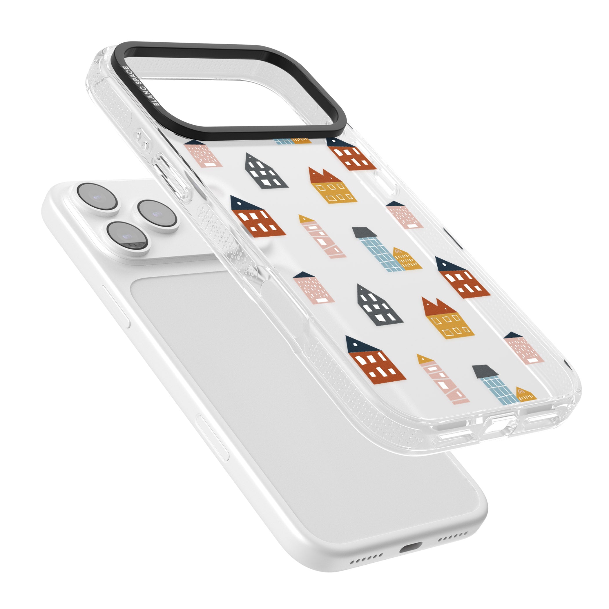 Scandi Village iPhone 17 Pro Impact Air Clear Phone Case Colours