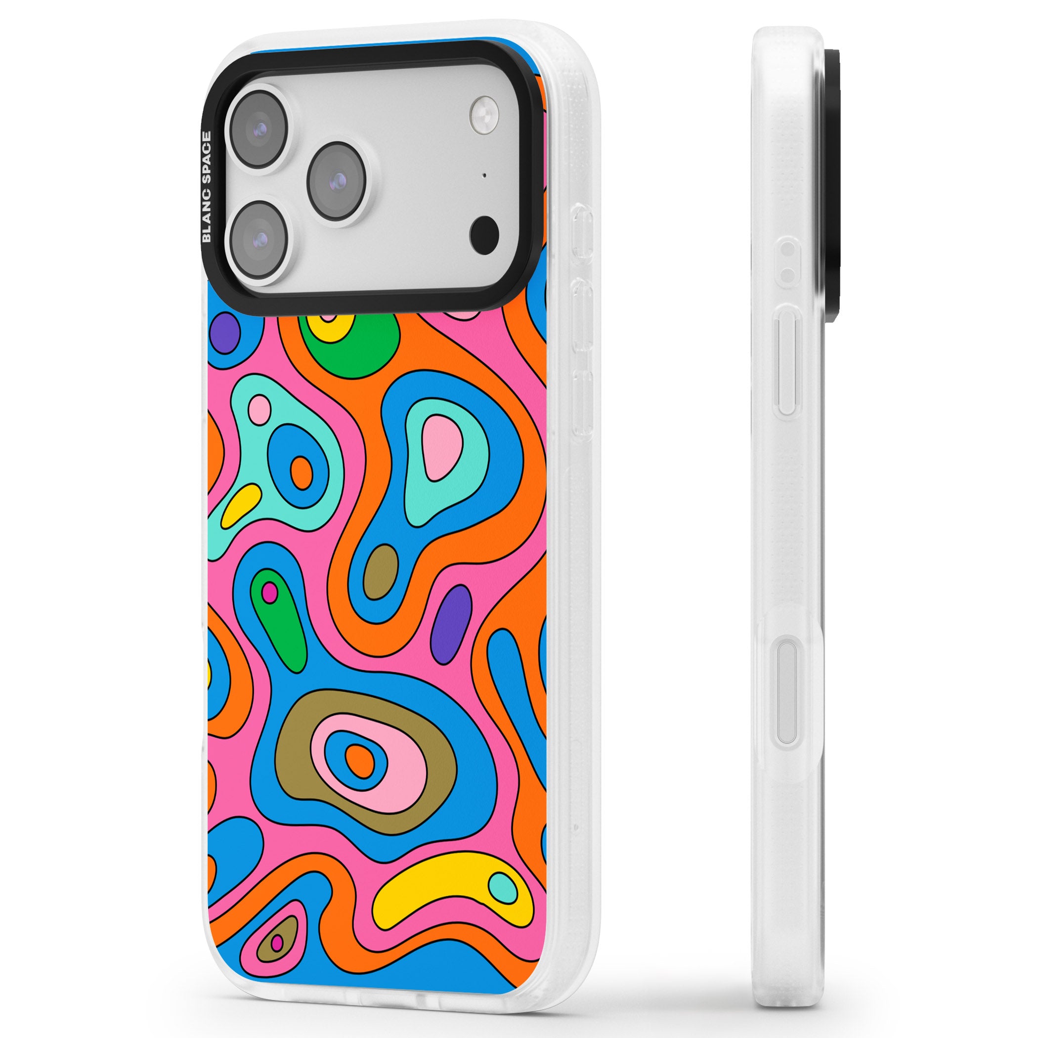 Euphoria iPhone 17 Pro Impact Air Clear Phone Case Side Profile