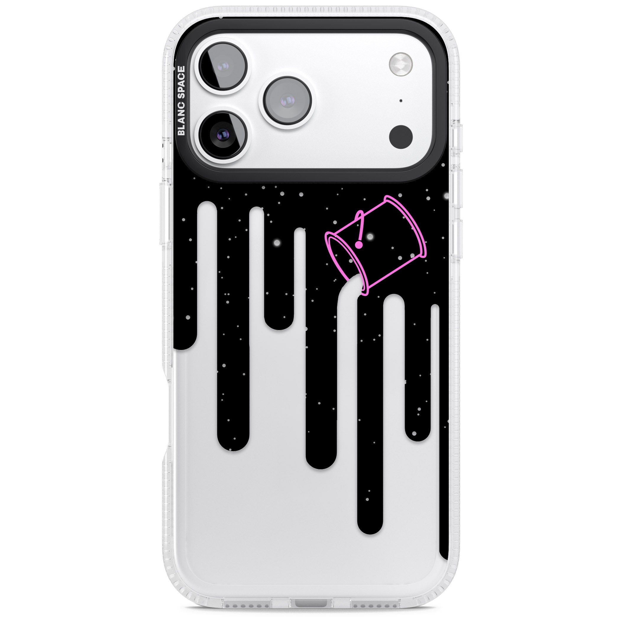 Cosmic Drip iPhone 17 Pro Impact Air Clear Phone Case