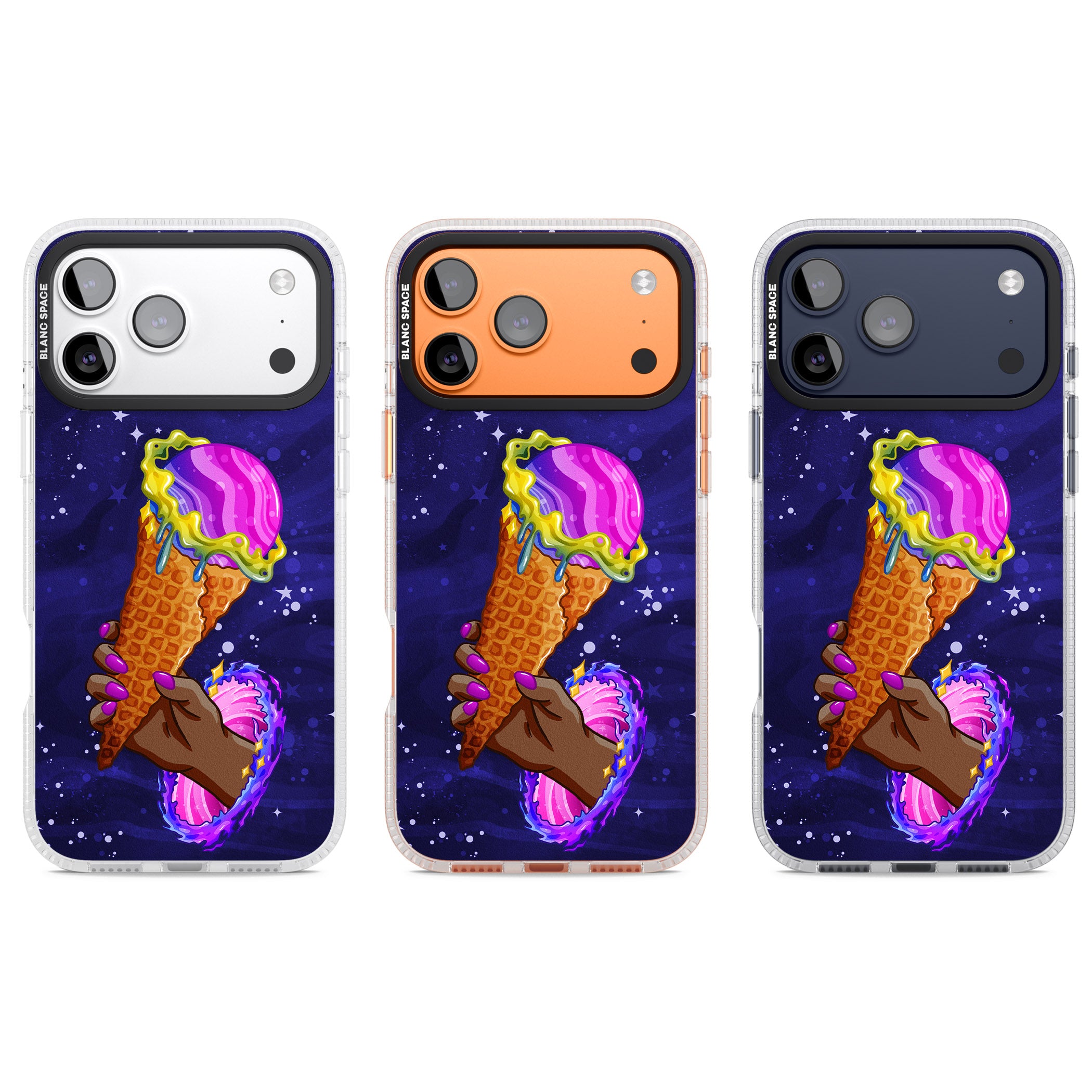 Interdimensional Ice Cream iPhone 17 Pro Impact Air Clear Phone Case APT Impact Protection