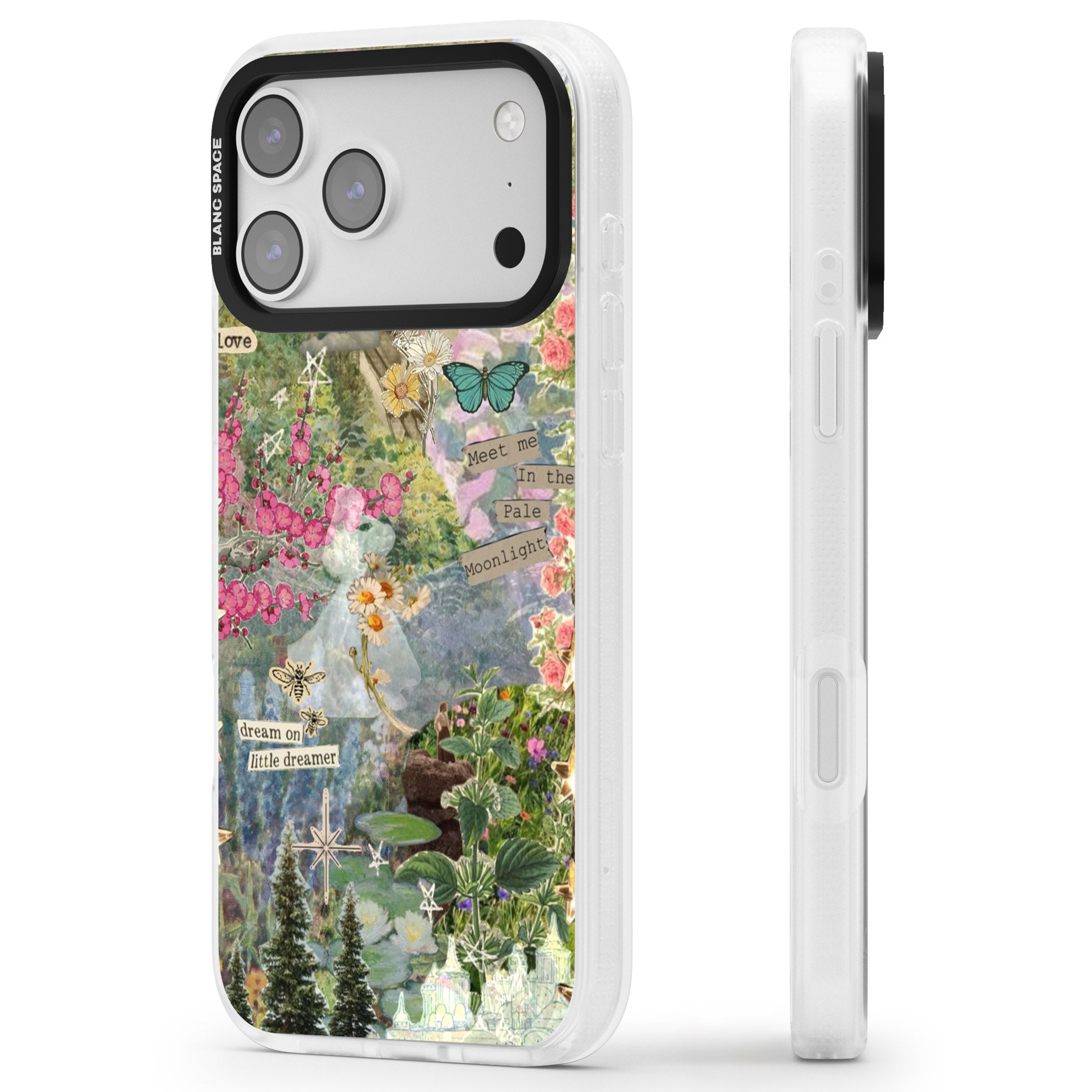 Spring Day iPhone 17 Pro Impact Air Clear Phone Case Side Profile