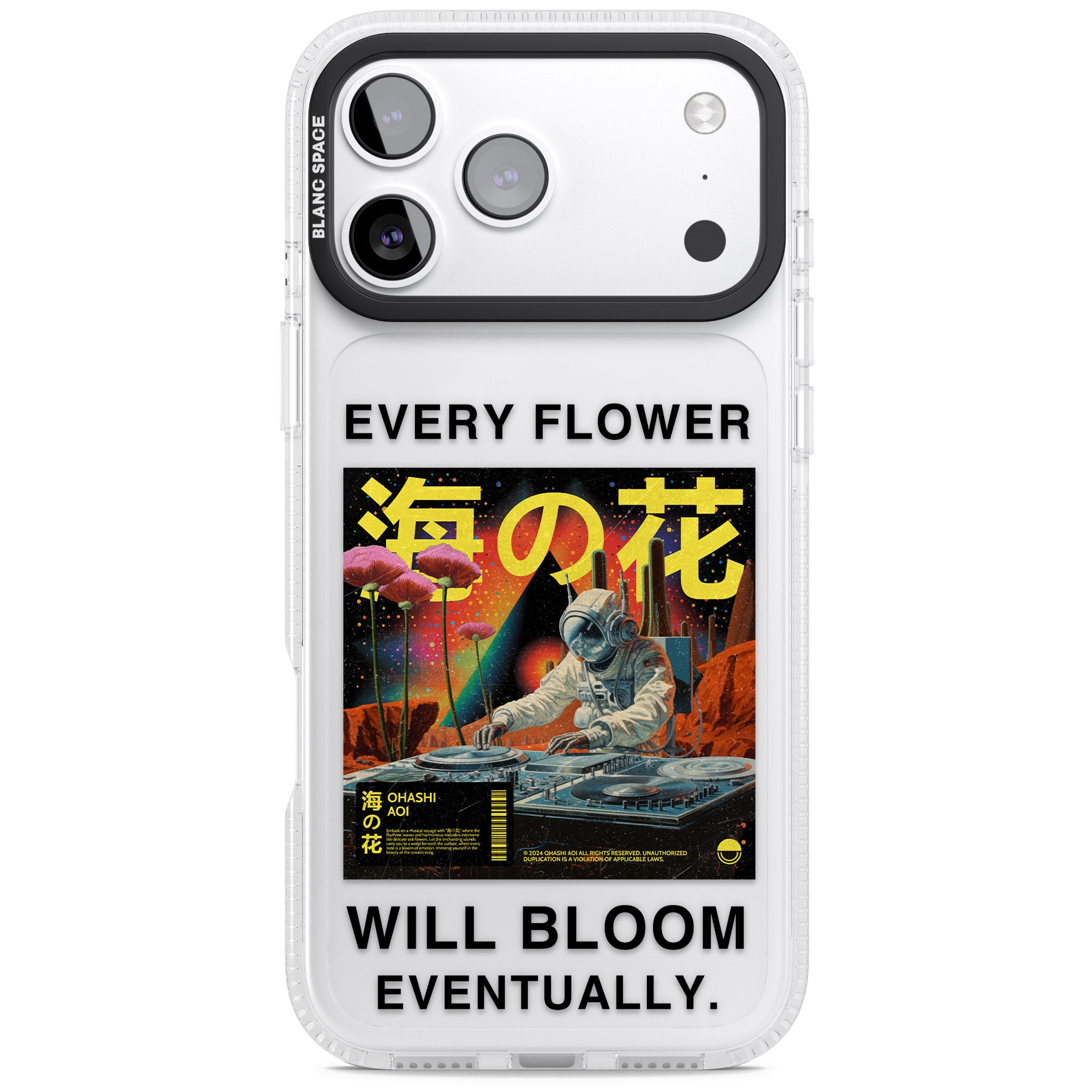 Every Flower Will Bloom Eventually iPhone 17 Pro Impact Air Clear Phone Case