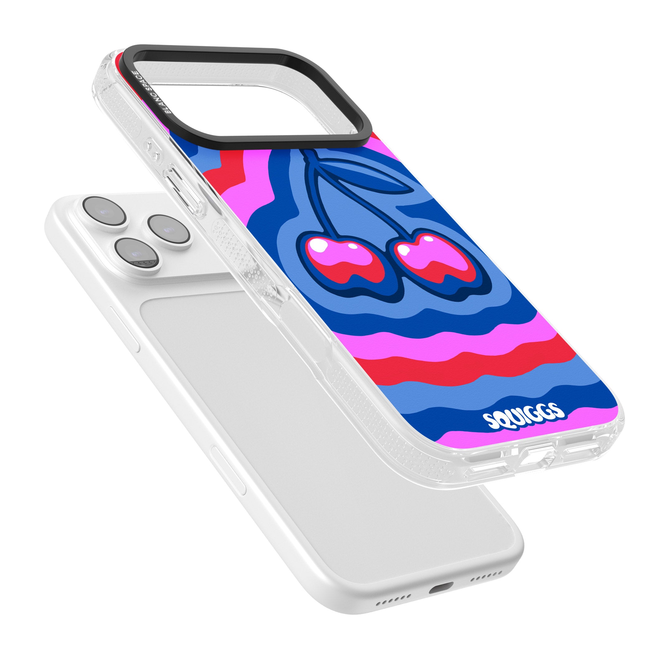 Cherry Rainbow iPhone 17 Pro Impact Air Clear Phone Case Colours