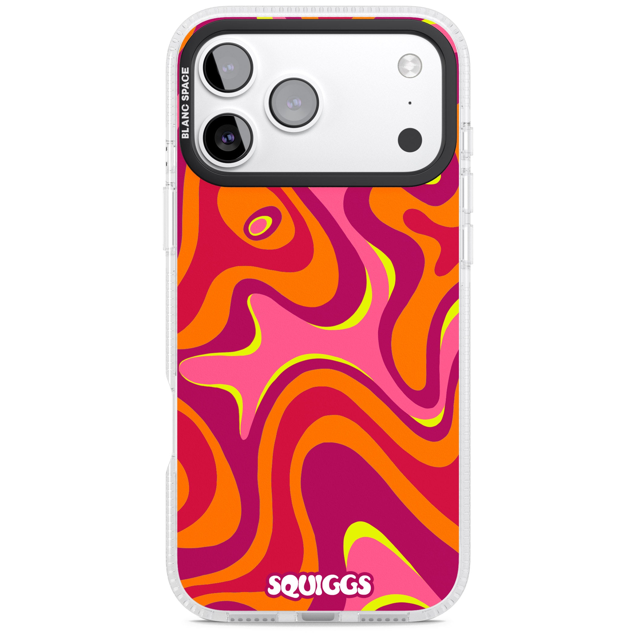 Hot Lava iPhone 17 Pro Impact Air Clear Phone Case
