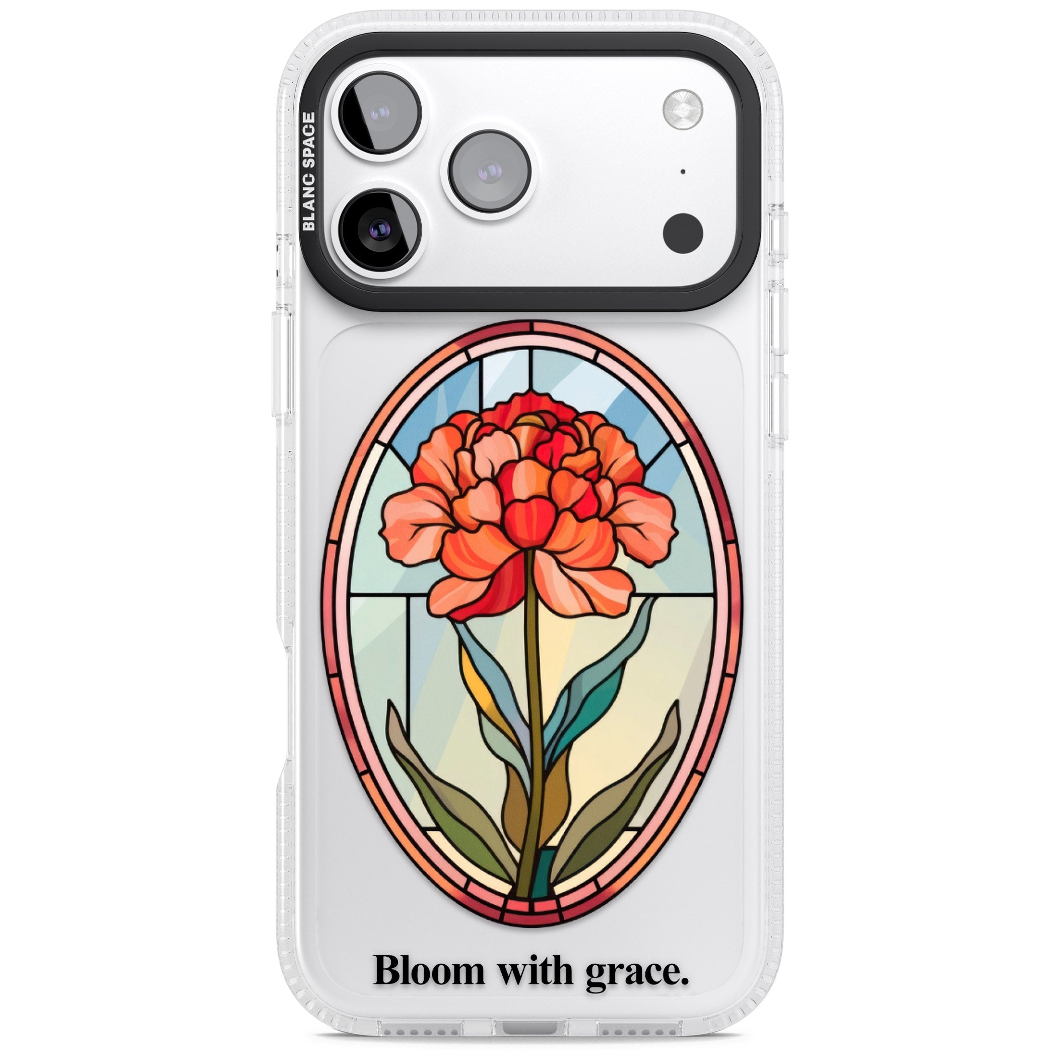 Bloom With Grace iPhone 17 Pro Max Impact Air Clear Phone Case