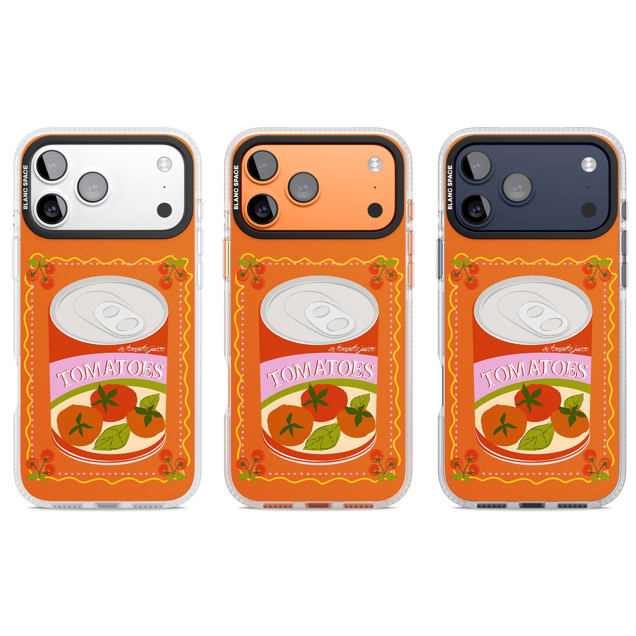 Tomato Soup Can iPhone 17 Pro Impact Air Clear Phone Case APT Impact Protection