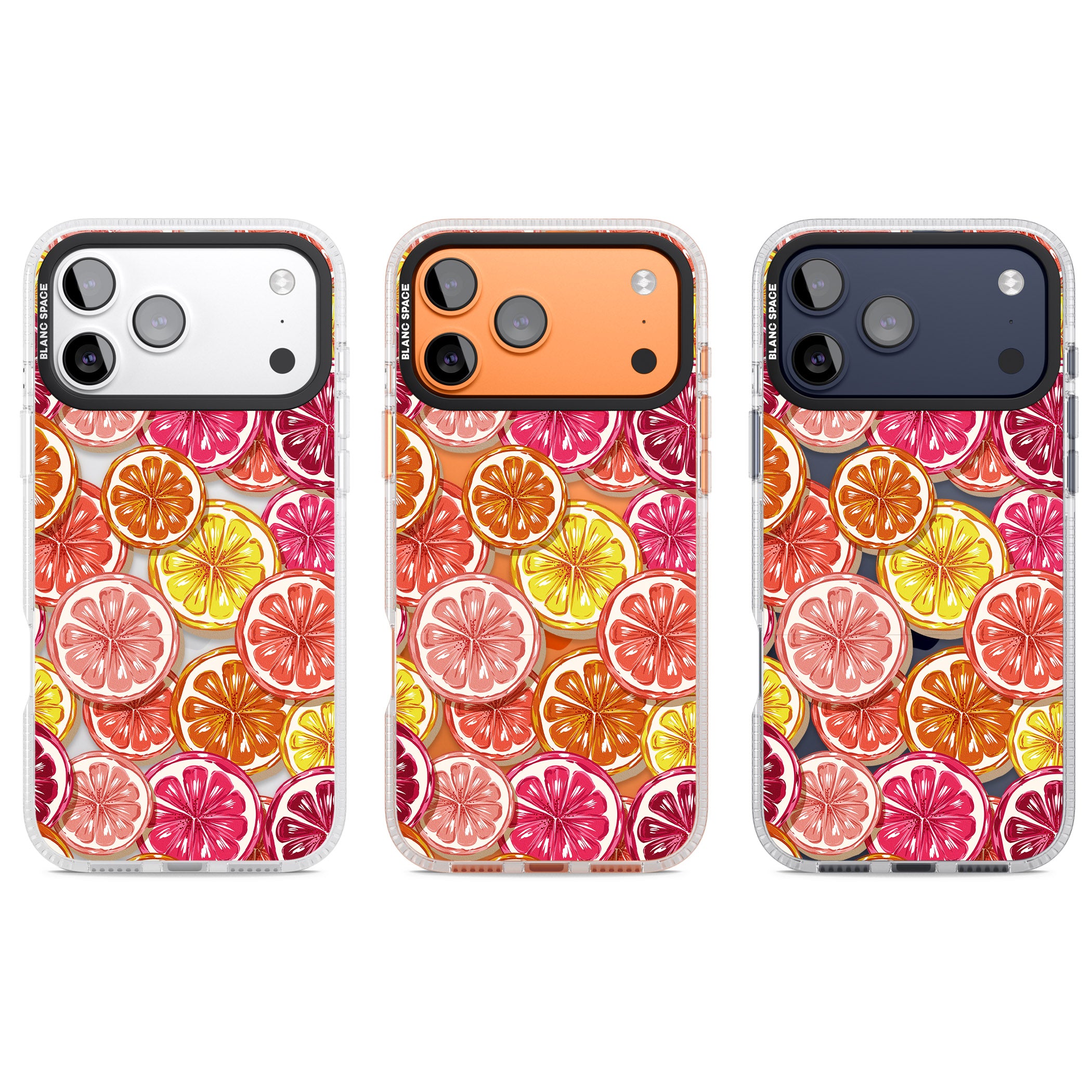 Citrus Fiesta iPhone 17 Pro Impact Air Clear Phone Case APT Impact Protection
