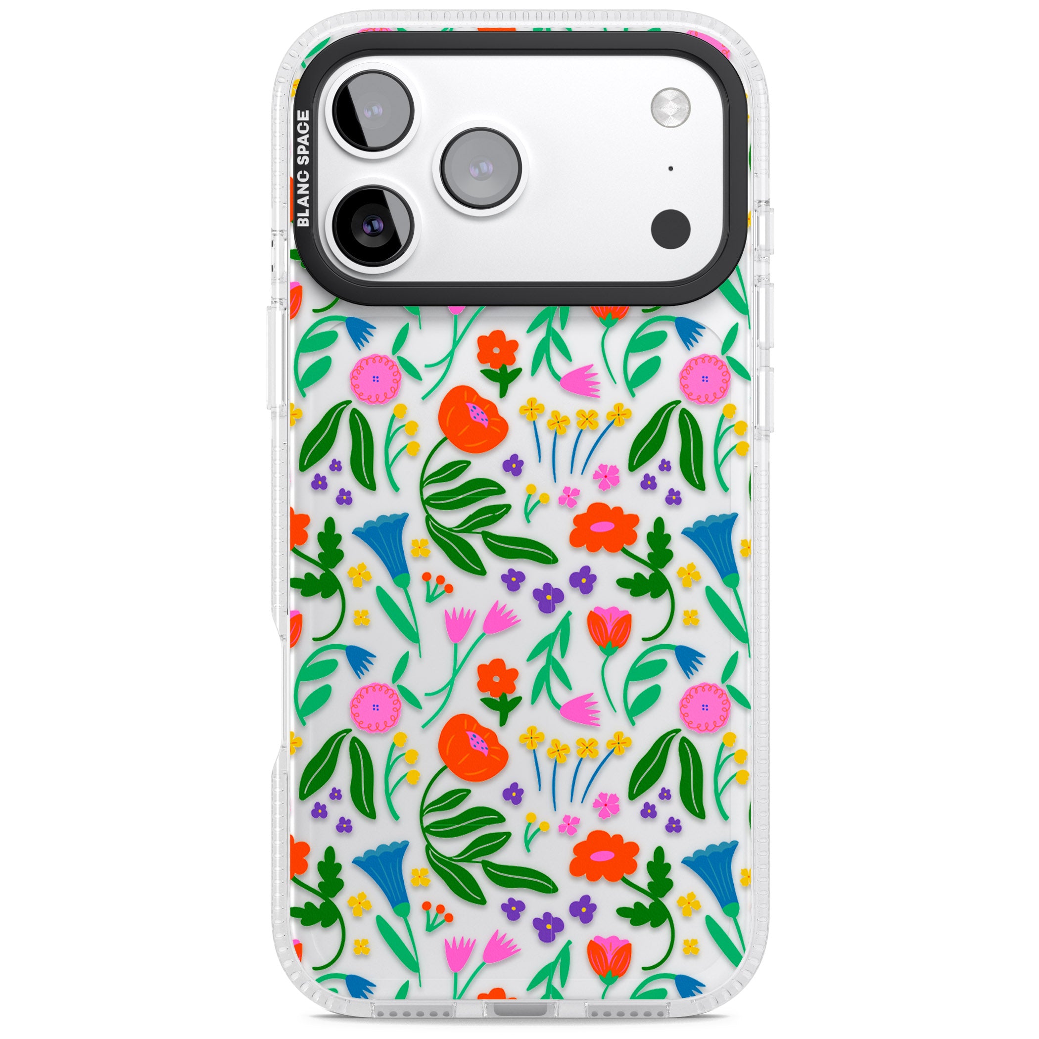 Summer Floral Fiesta iPhone 17 Pro Max Impact Air Clear Phone Case
