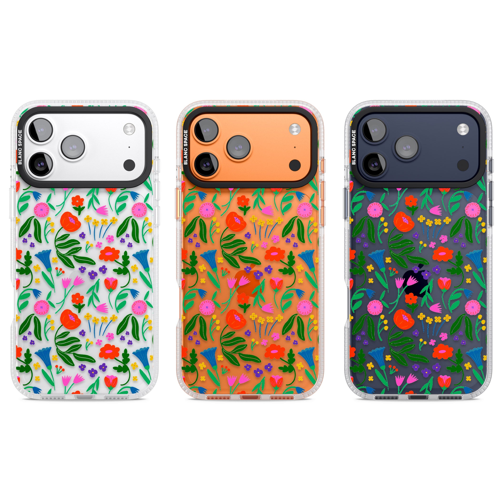 Summer Floral Fiesta iPhone 17 Pro Impact Air Clear Phone Case APT Impact Protection