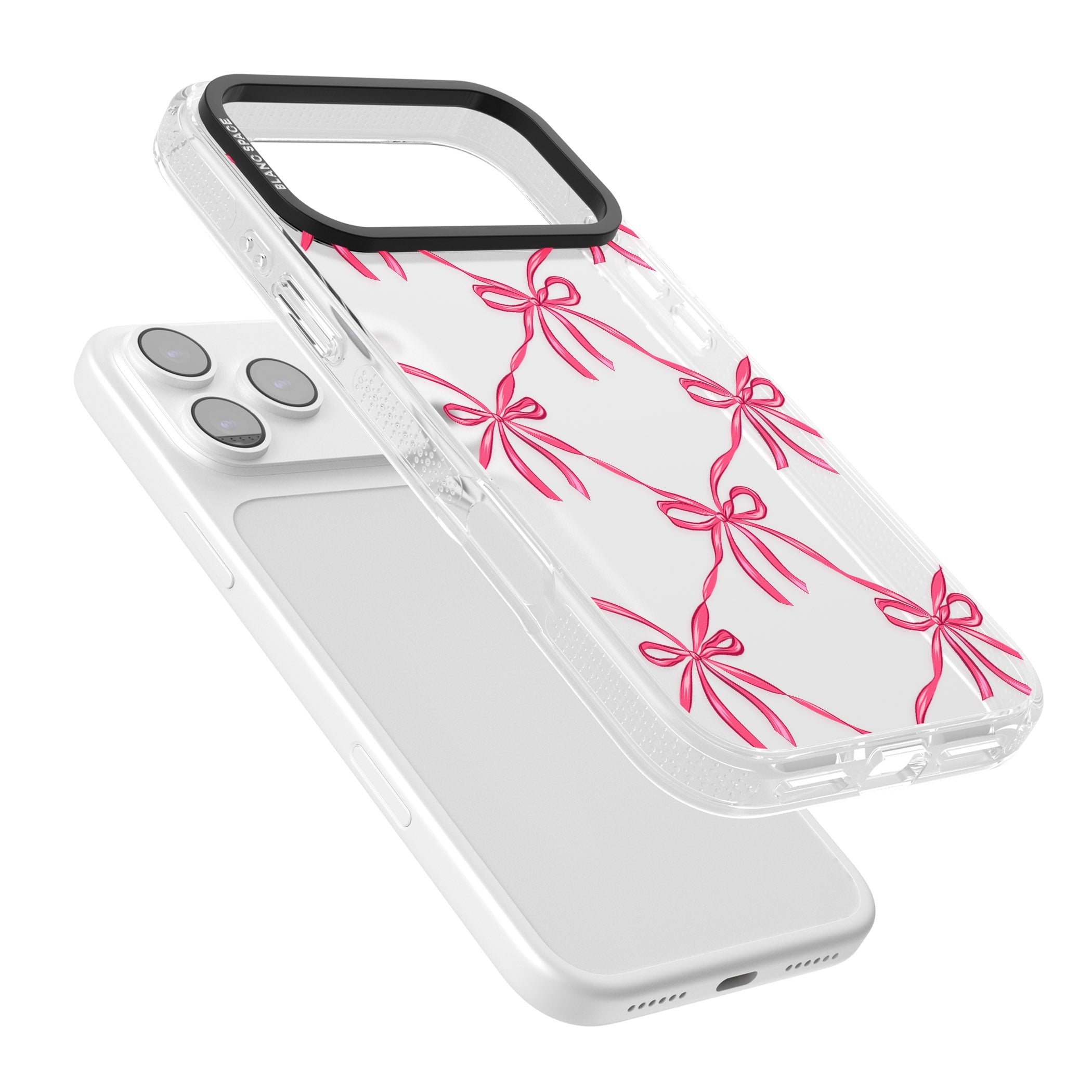 Bow Knots iPhone 17 Pro Impact Air Clear Phone Case Colours