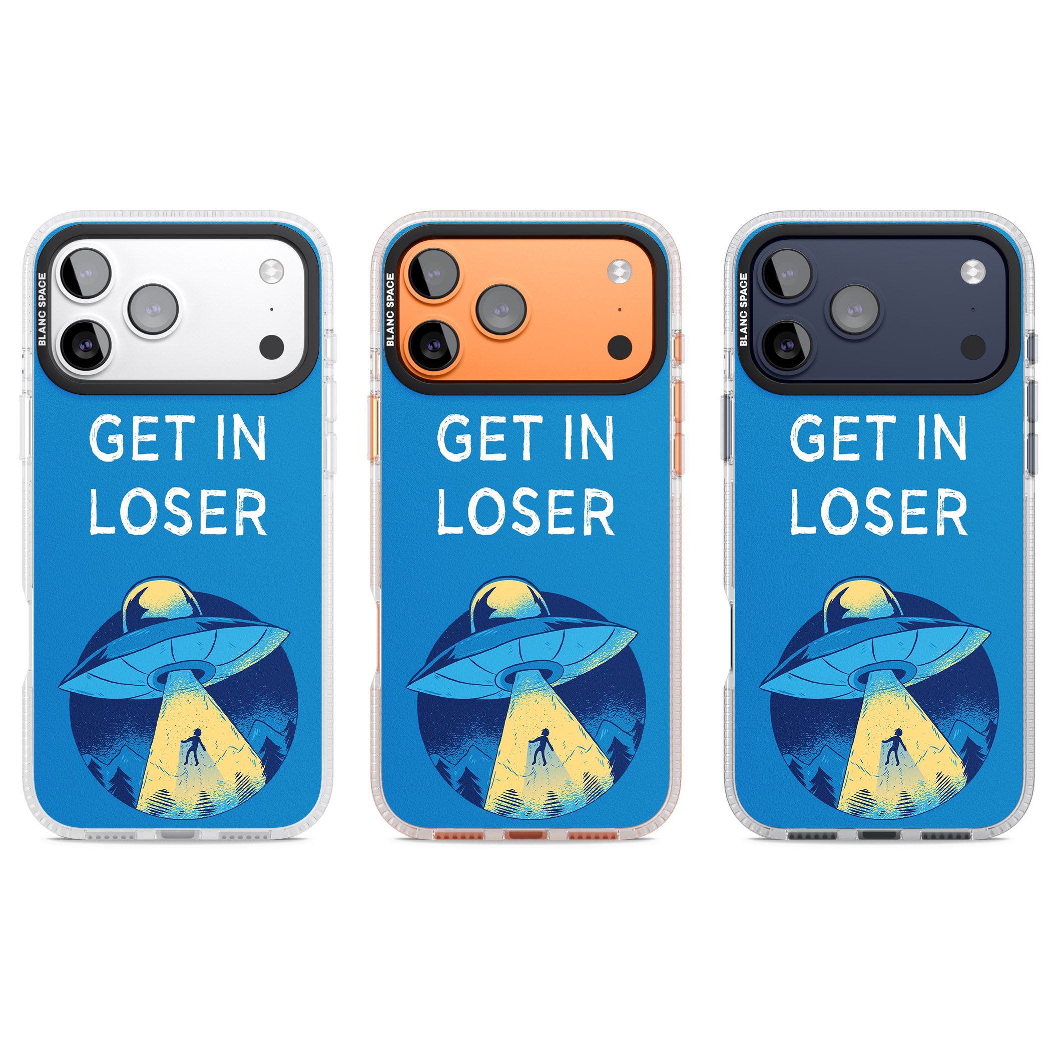 Get In Loser Ufo iPhone 17 Pro Impact Air Clear Phone Case APT Impact Protection