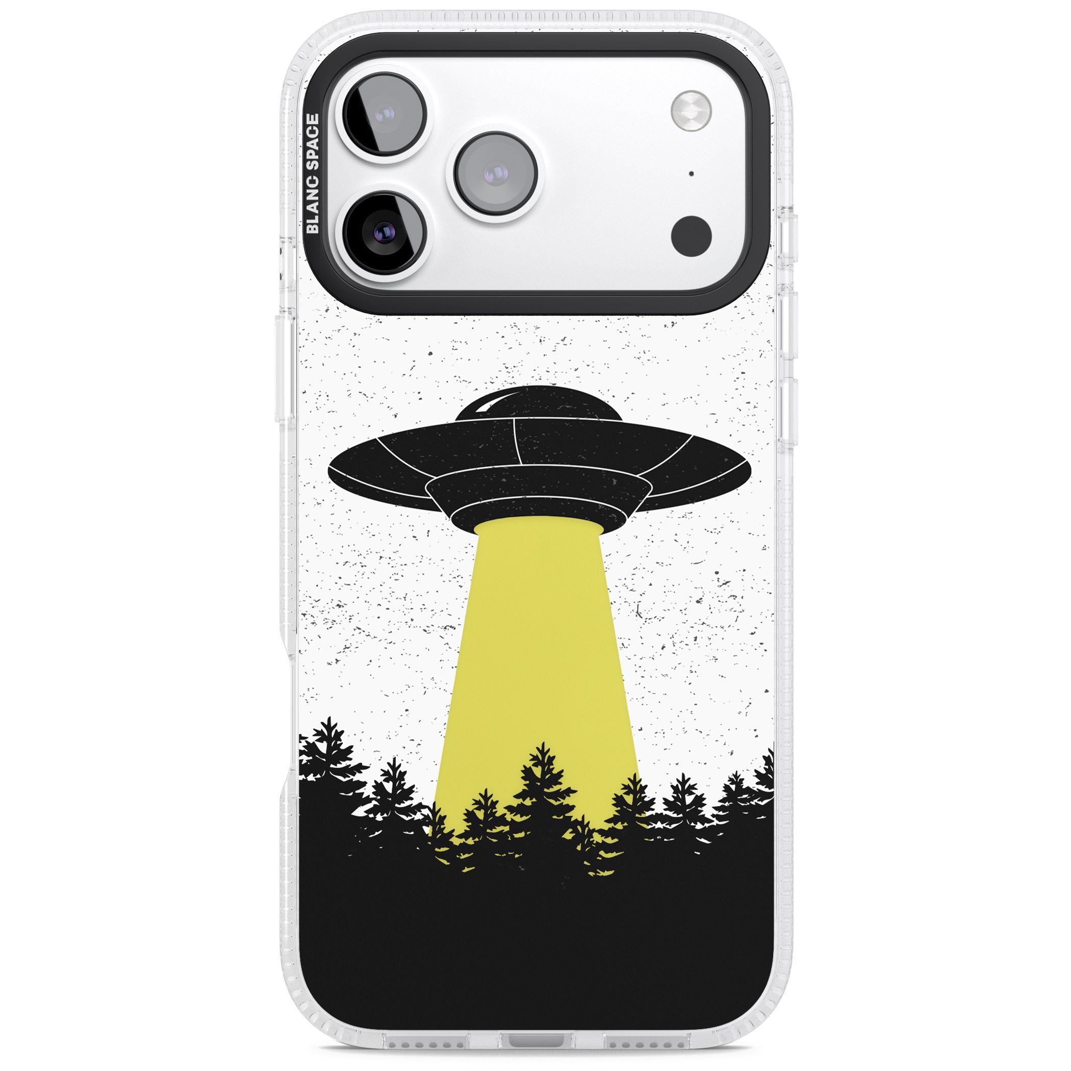 Alien Abduction iPhone 17 Pro Impact Air Clear Phone Case