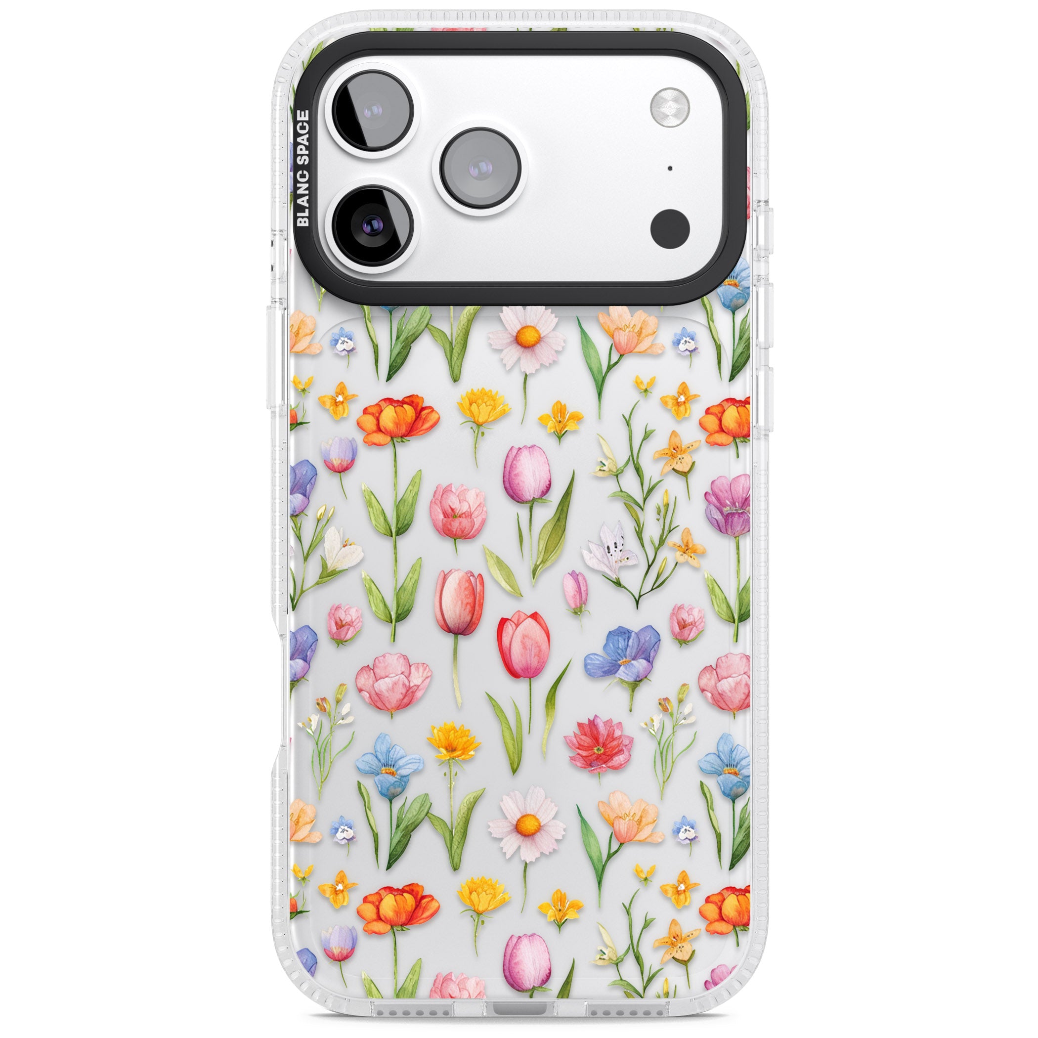 Small Flower Mix iPhone 17 Pro Impact Air Clear Phone Case