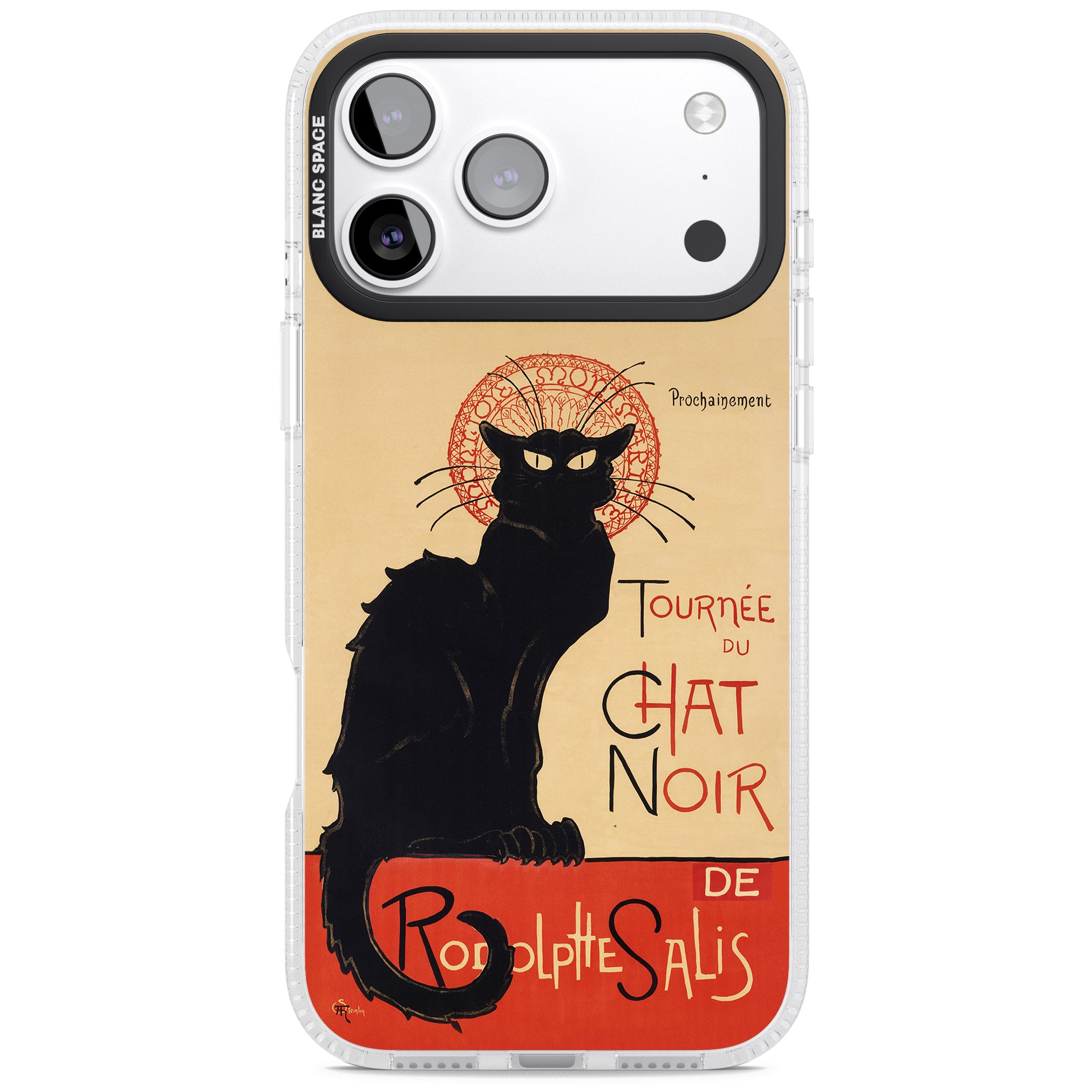 Tournee Du Chat Noir Poster iPhone 17 Pro Impact Air Clear Phone Case