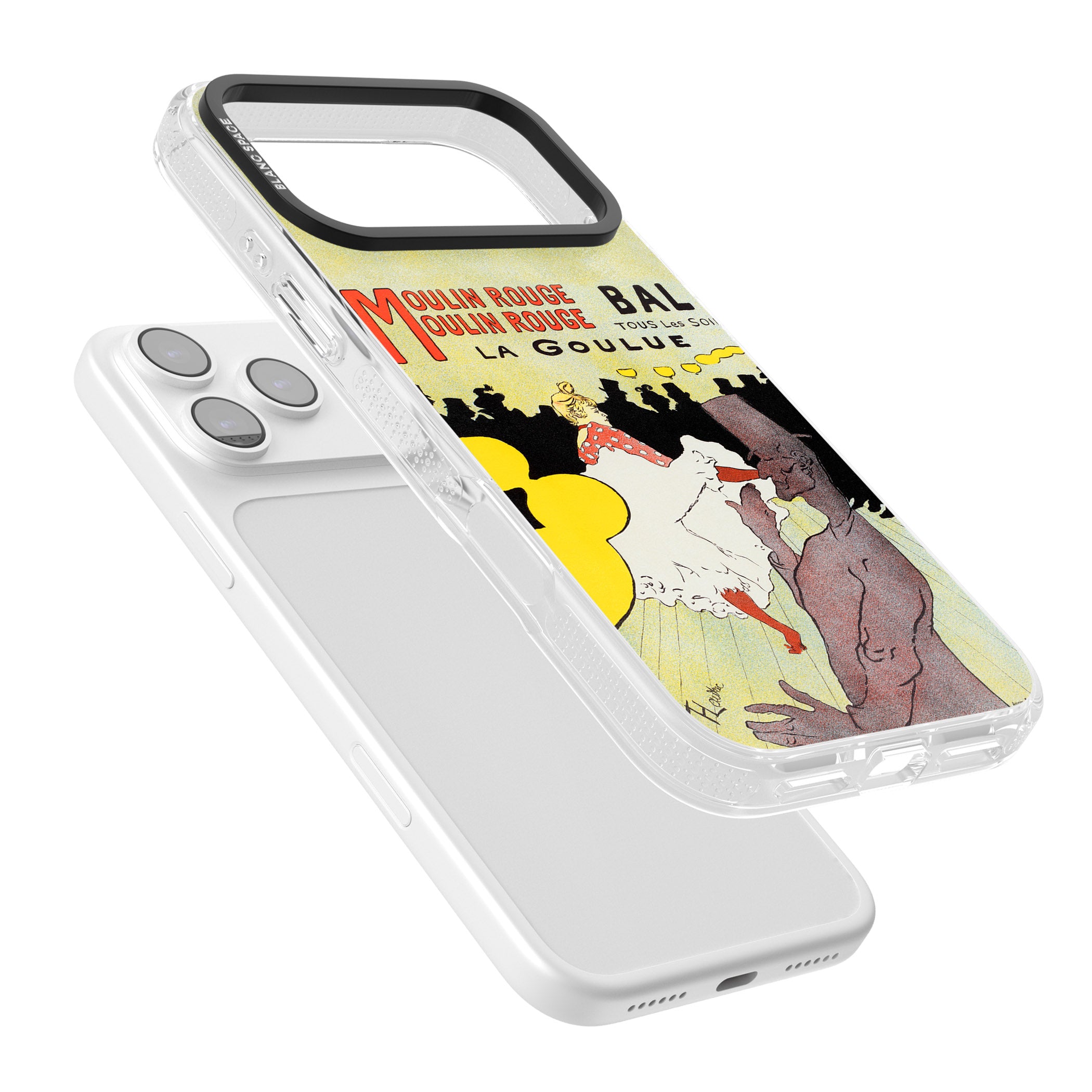 Moulin Rouge Poster iPhone 17 Pro Impact Air Clear Phone Case Colours