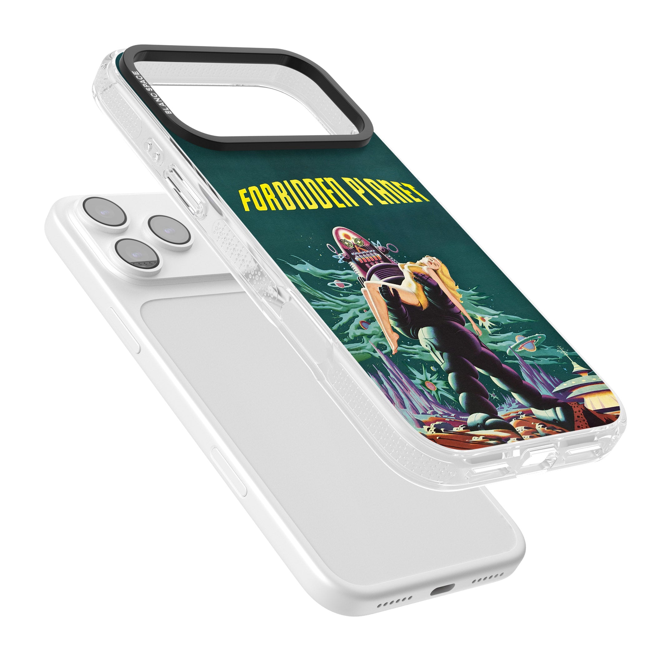 Forbidden Planet Poster iPhone 17 Pro Impact Air Clear Phone Case Colours