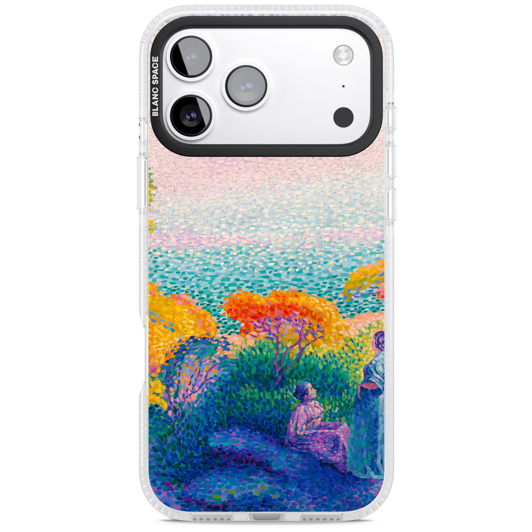Two Women by the Shore iPhone 17 Pro Max Impact Air Clear Phone Case