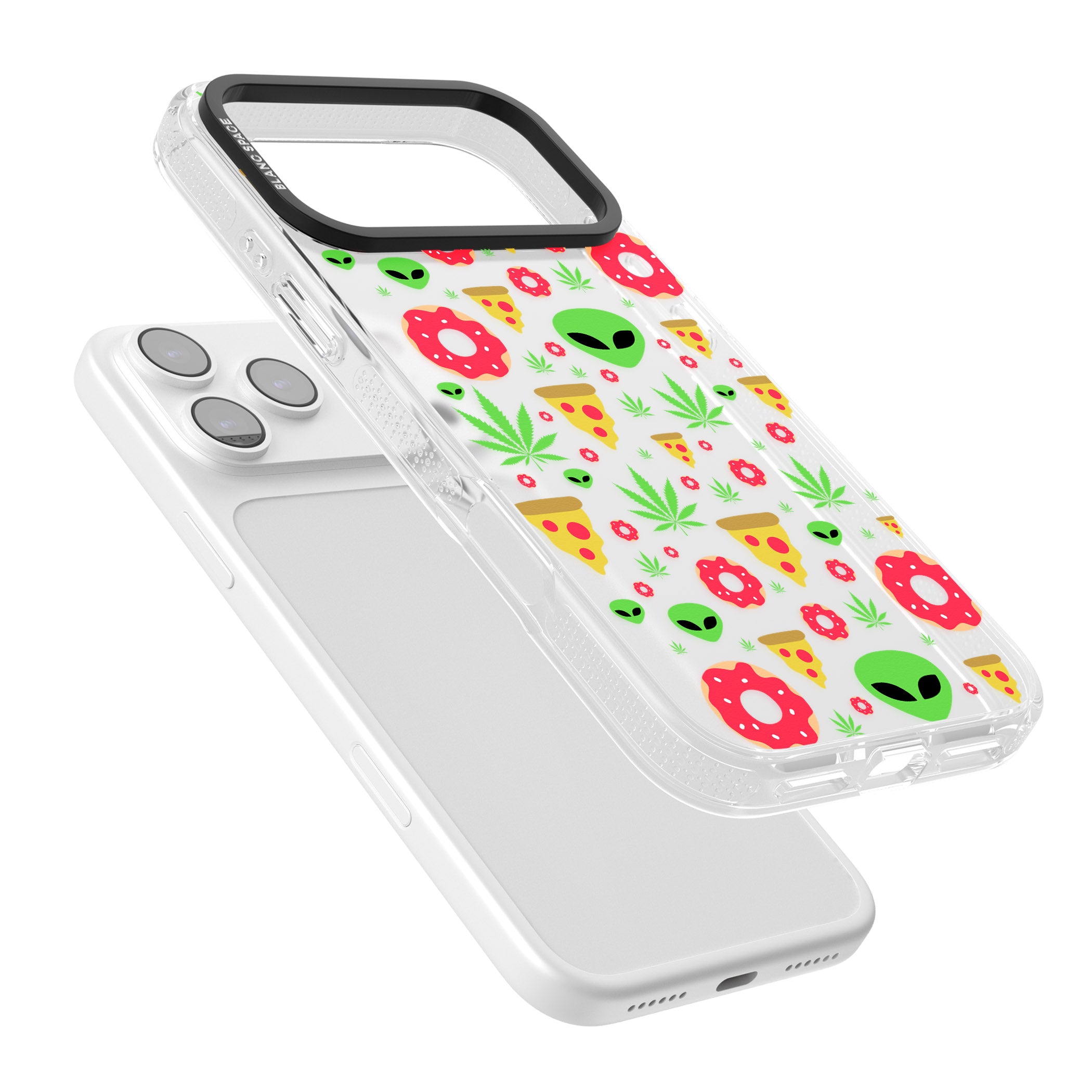 Martians & Munchies iPhone 17 Pro Impact Air Clear Phone Case Colours