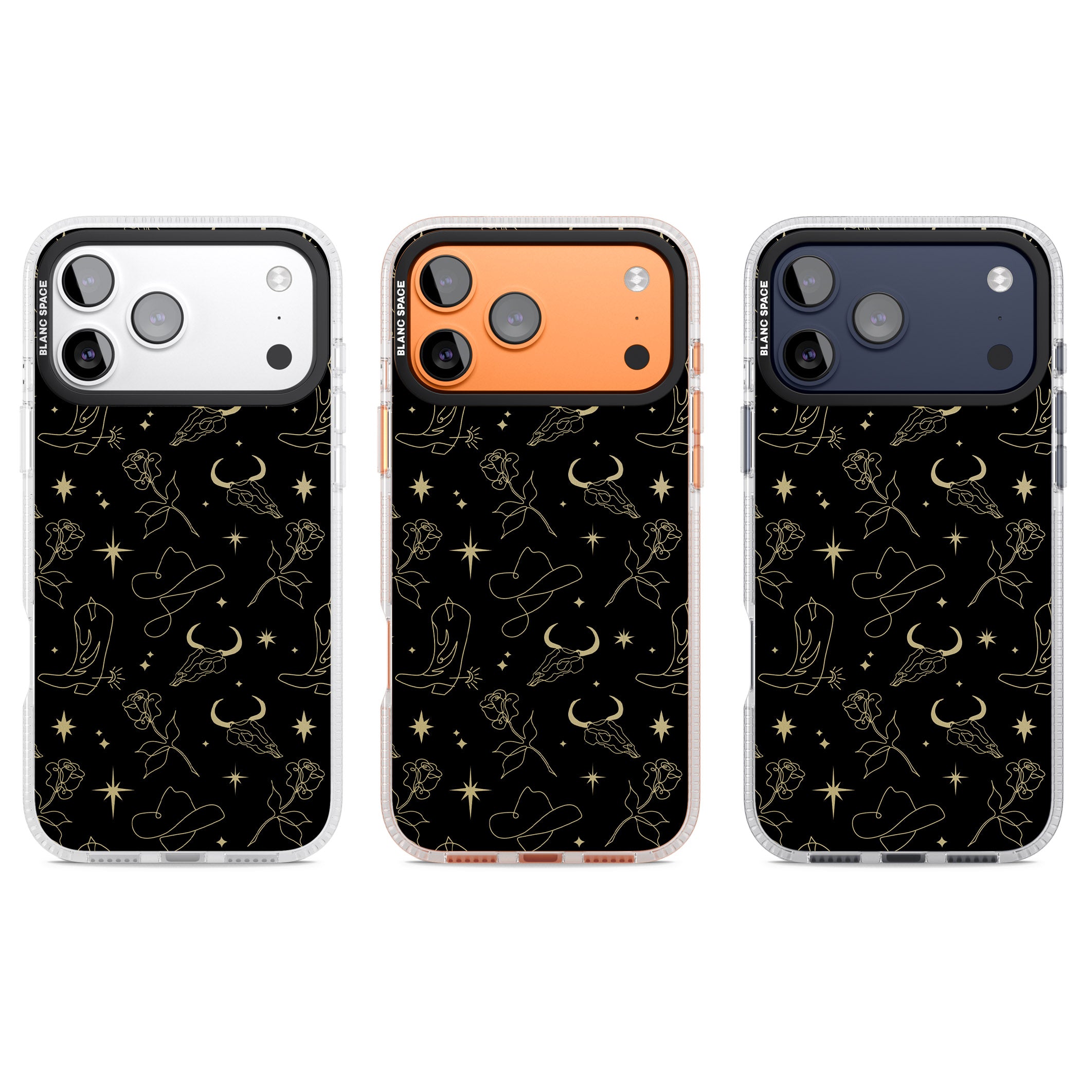 Celestial West Pattern iPhone 17 Pro Impact Air Clear Phone Case APT Impact Protection