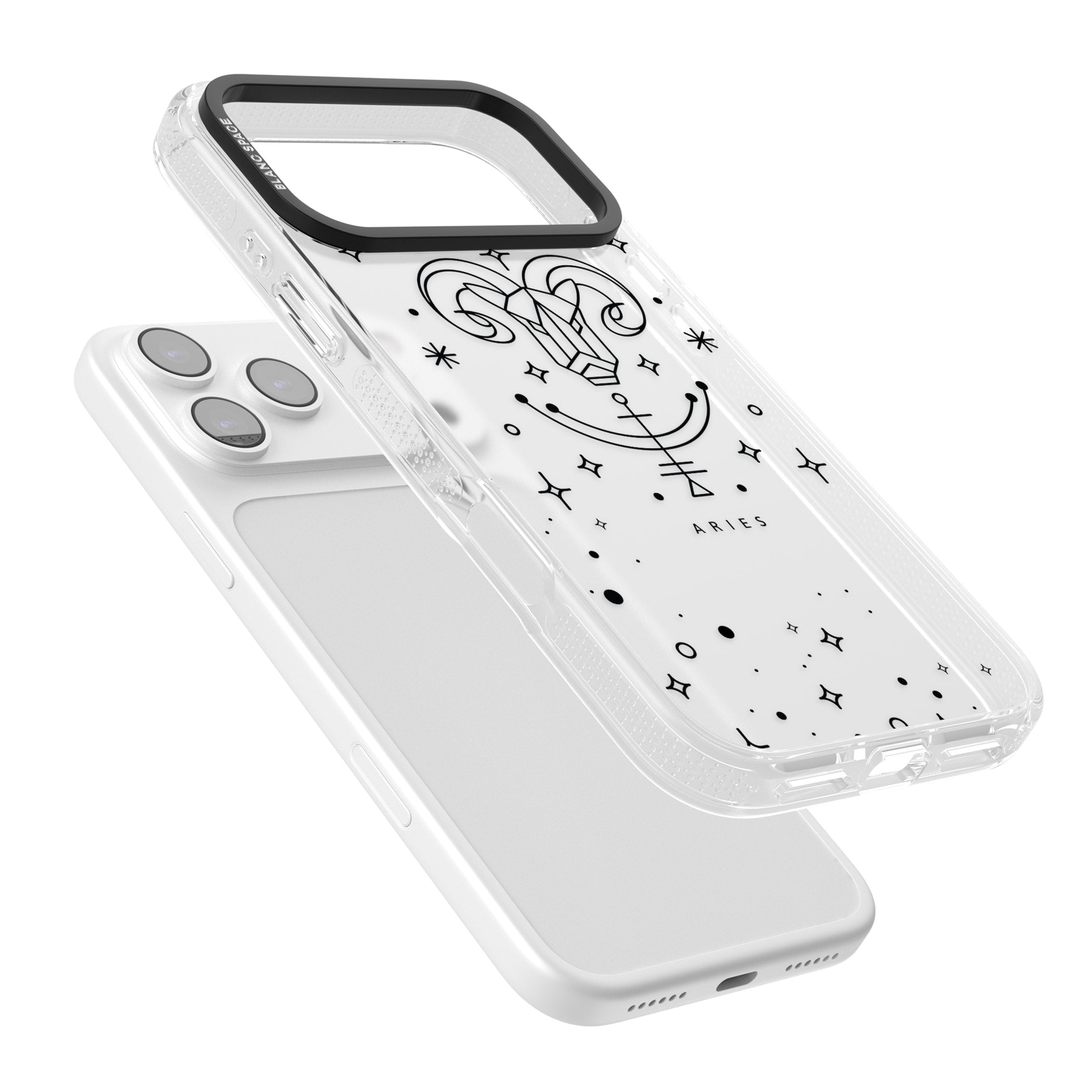 Aries Emblem iPhone 17 Pro Impact Air Clear Phone Case Colours