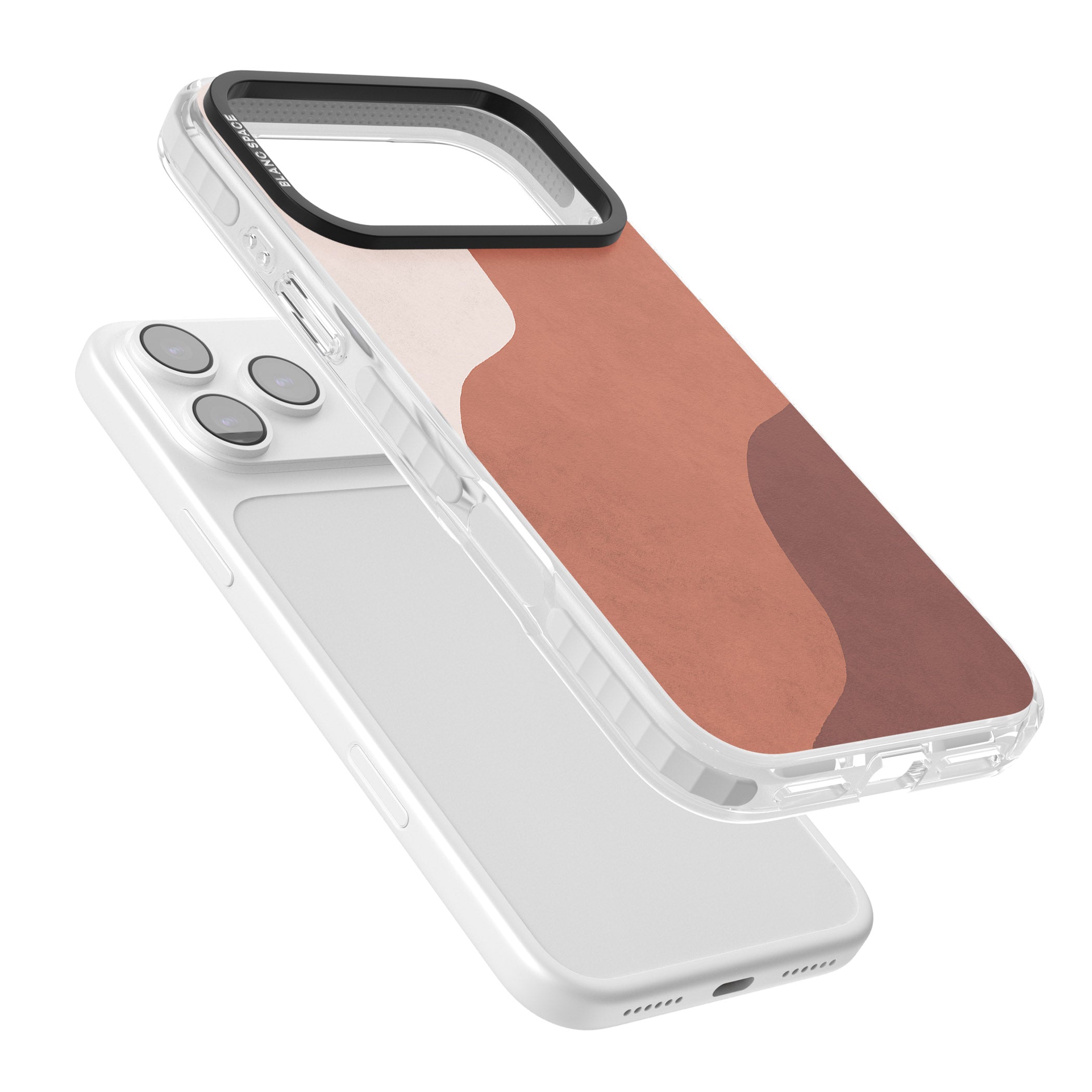 Lush Abstract Watercolour Design #3 iPhone 17 Pro Impact Clear Phone Case Colours