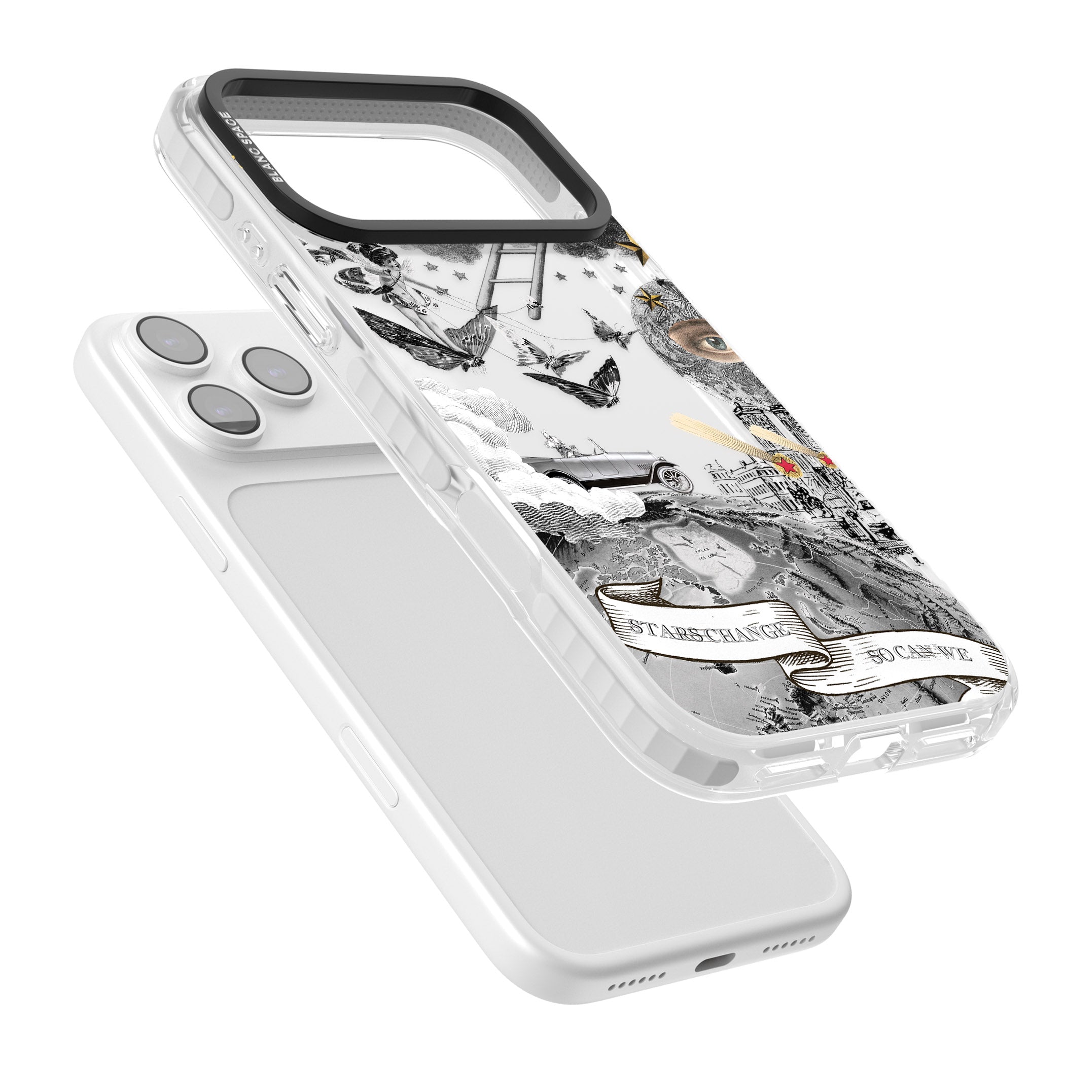 Stars Change So Can We iPhone 17 Pro Impact Clear Phone Case Colours