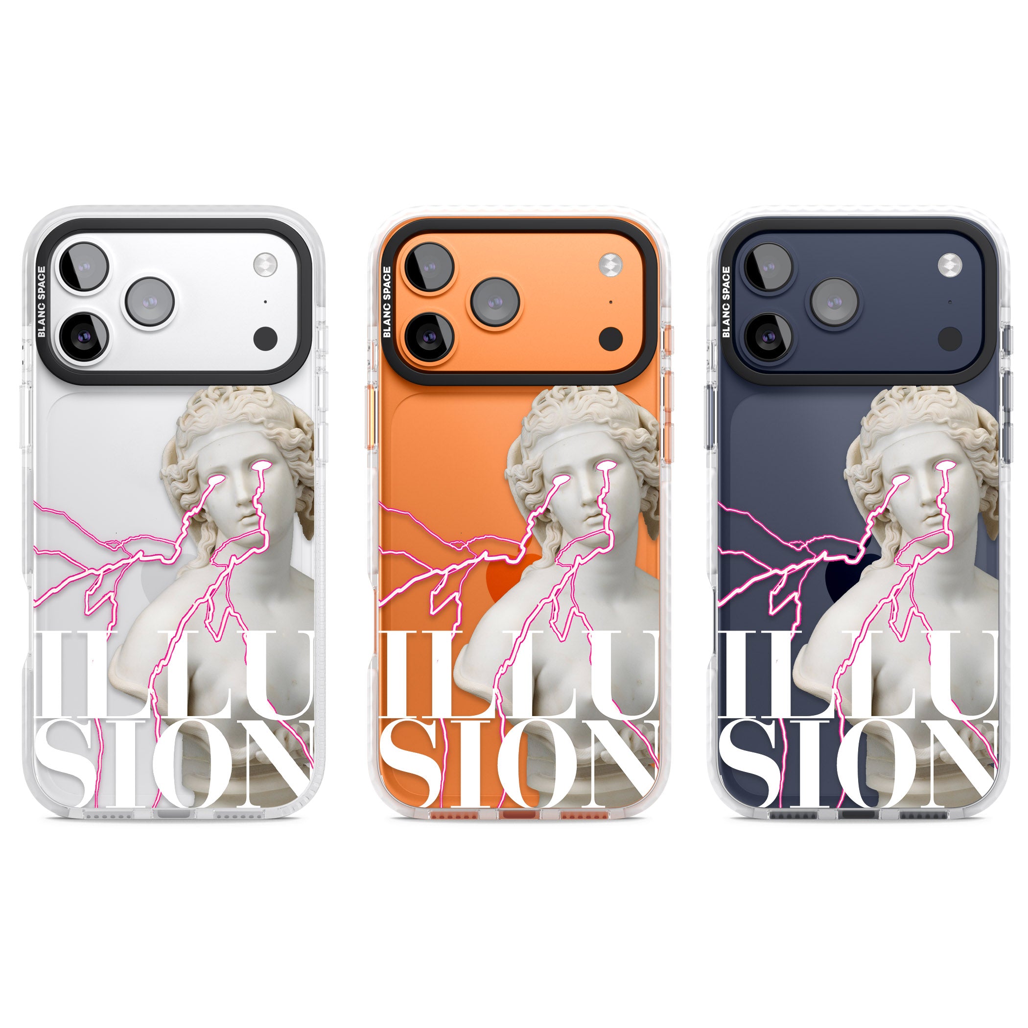 Illusion iPhone 17 Pro Impact Clear Phone Case APT Impact Protection