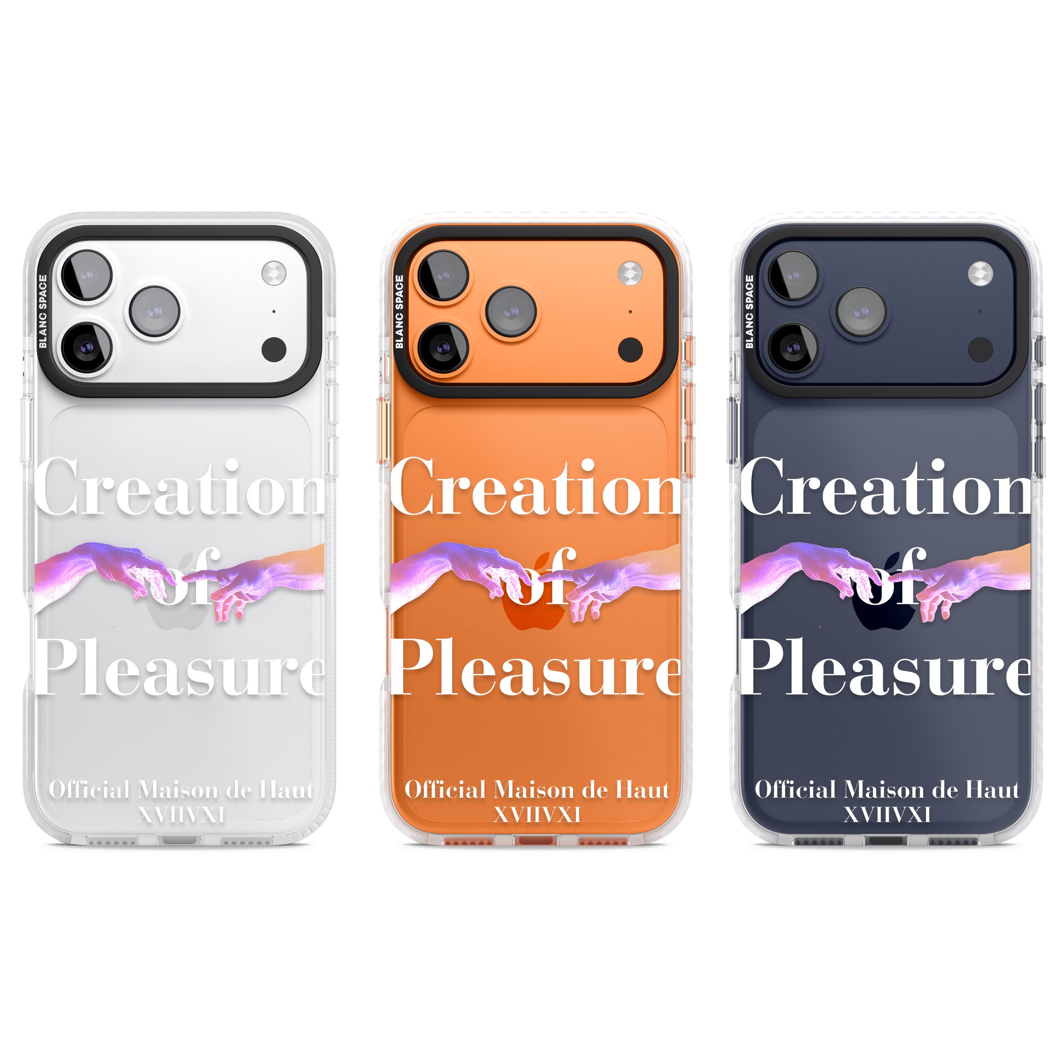 Creation Of Pleasure iPhone 17 Pro Impact Clear Phone Case APT Impact Protection
