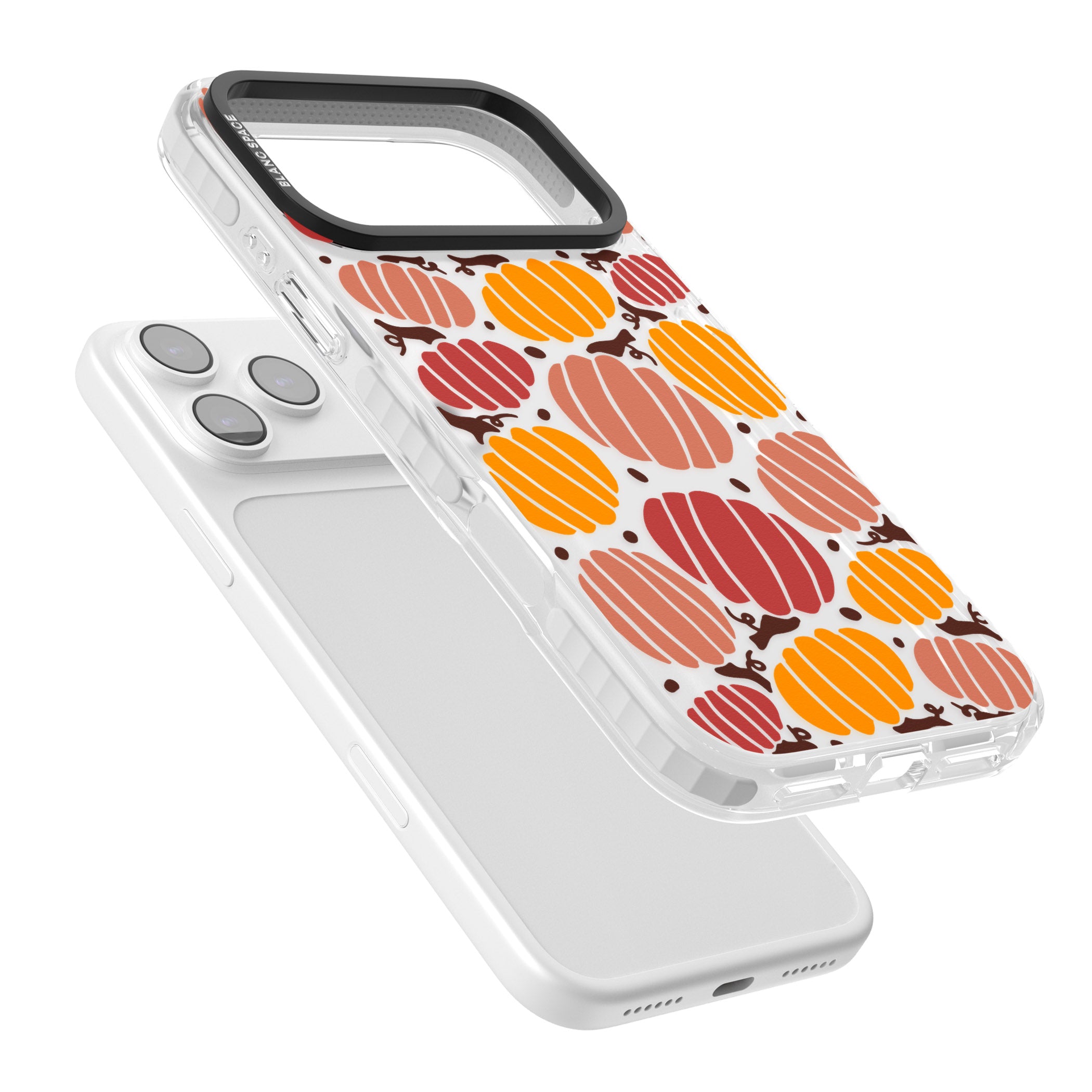 Autumn Pumpkin Patch iPhone 17 Pro Impact Clear Phone Case Colours