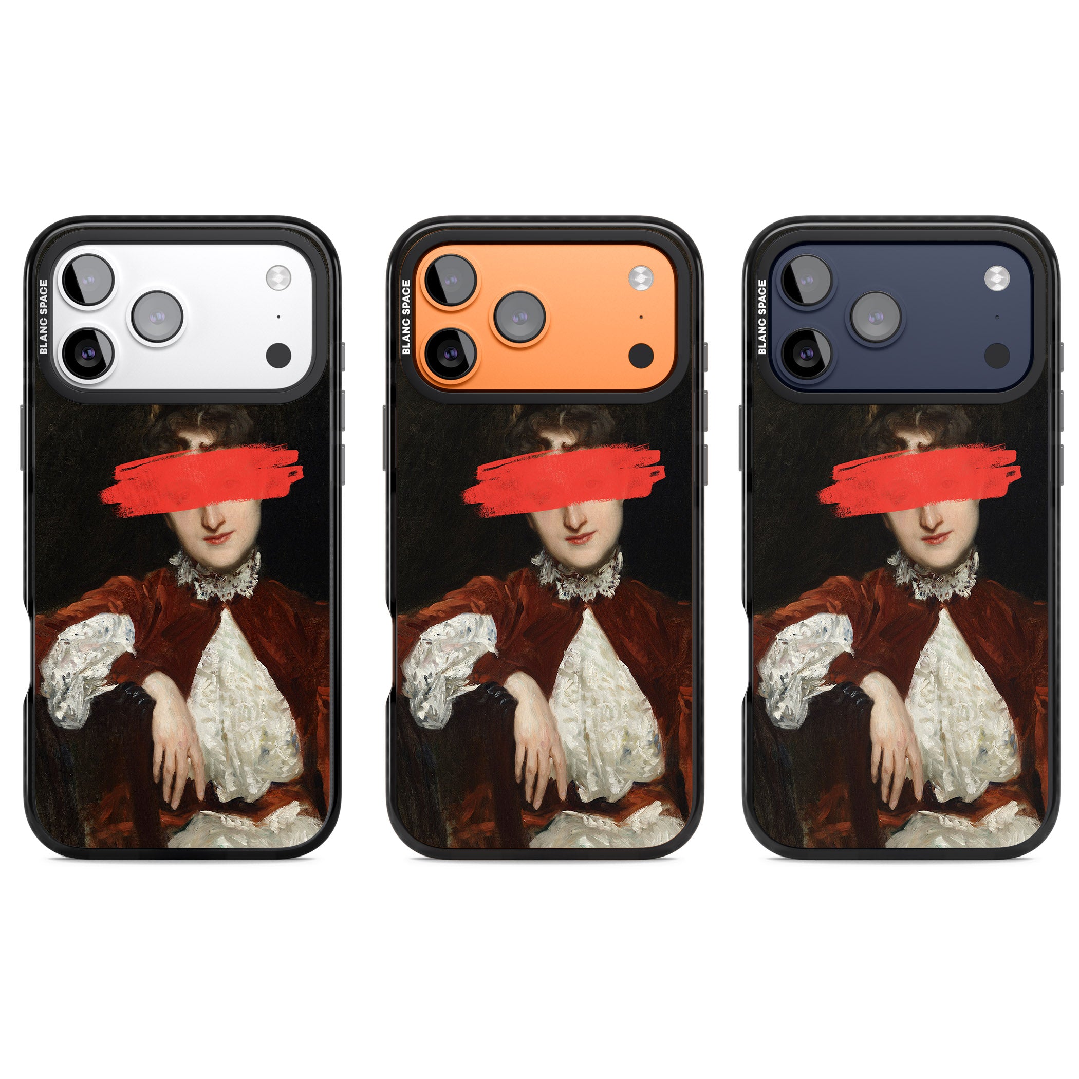 Paint Stroke iPhone 17 Pro Impact Black Phone Case APT Impact Protection