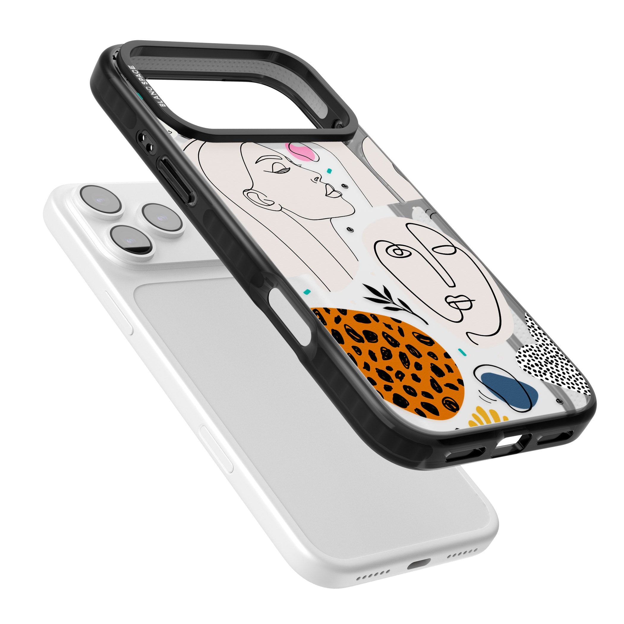 Artistic Expression Scrapbook iPhone 17 Pro Impact Black Phone Case Colours