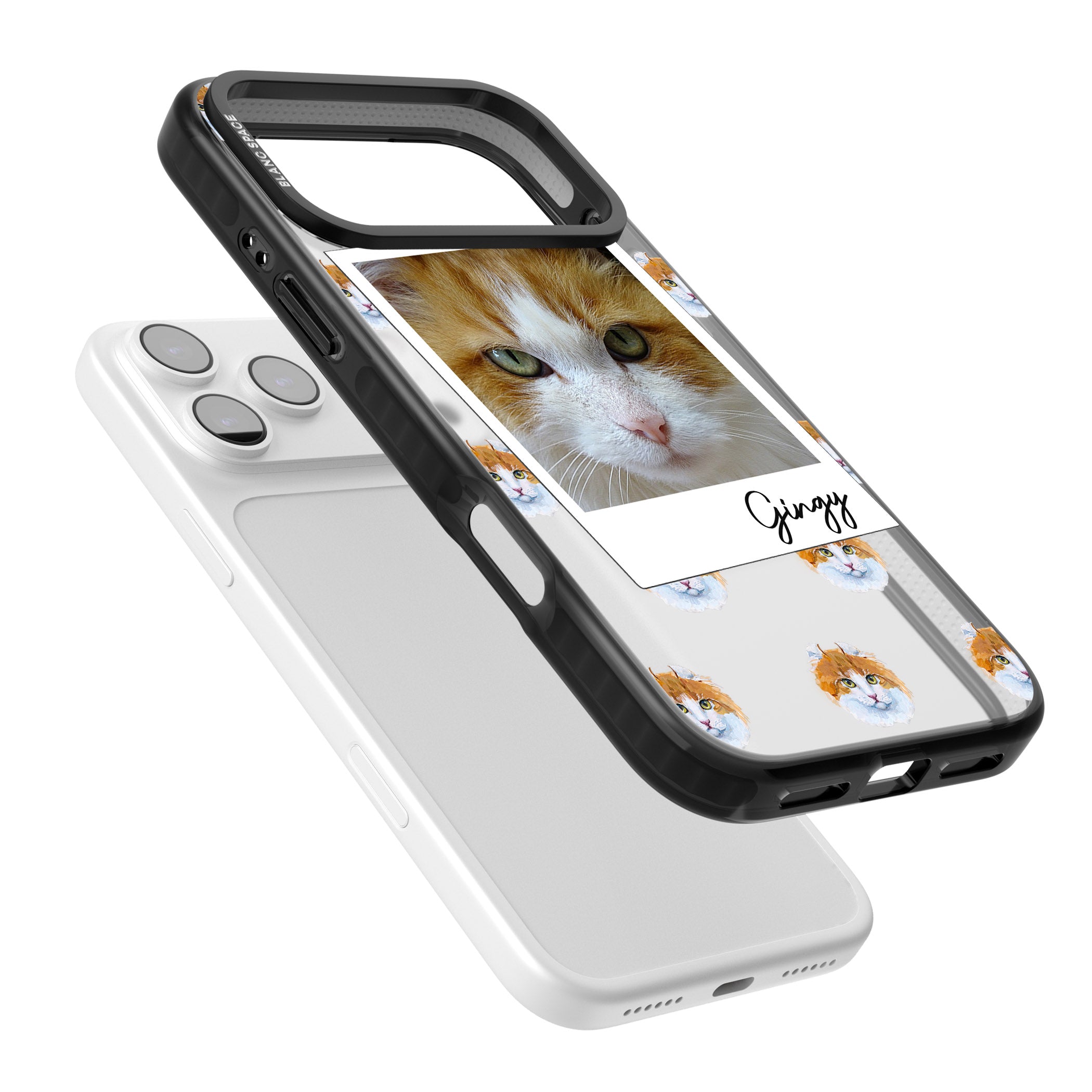 Personalised American Curl Photo iPhone 17 Pro Impact Black Phone Case Colours
