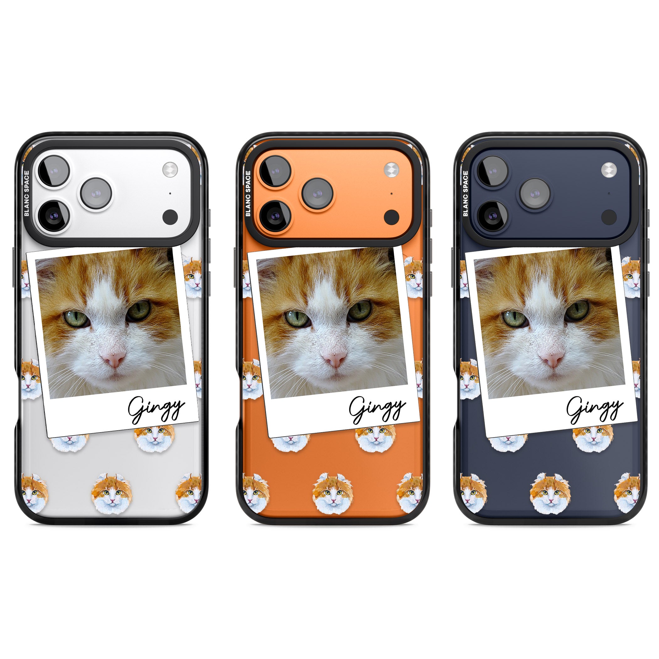 Personalised American Curl Photo iPhone 17 Pro Impact Black Phone Case APT Impact Protection
