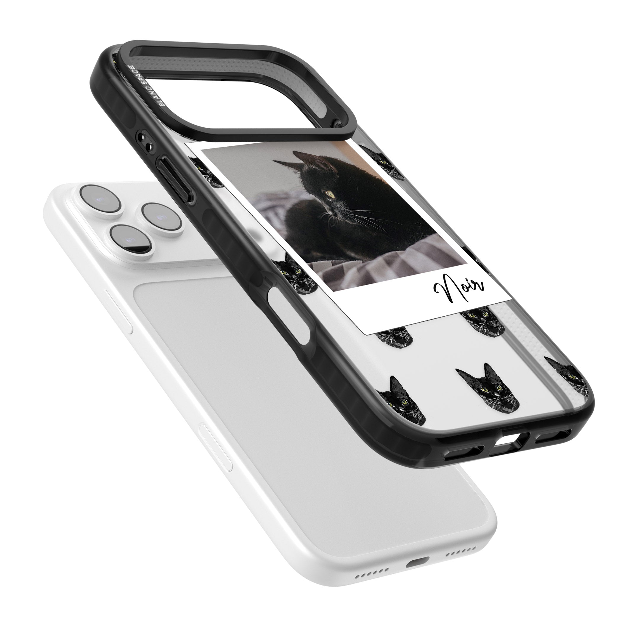 Personalised Bombay Cat Photo iPhone 17 Pro Impact Black Phone Case Colours