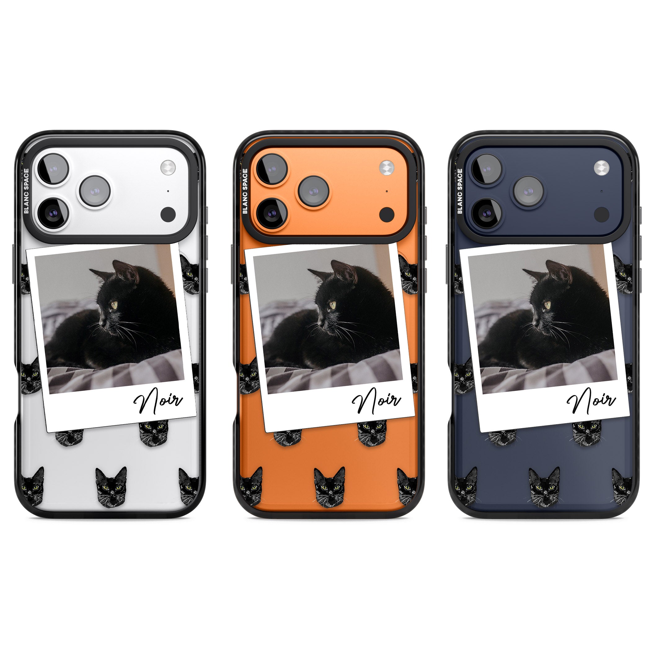 Personalised Bombay Cat Photo iPhone 17 Pro Impact Black Phone Case APT Impact Protection