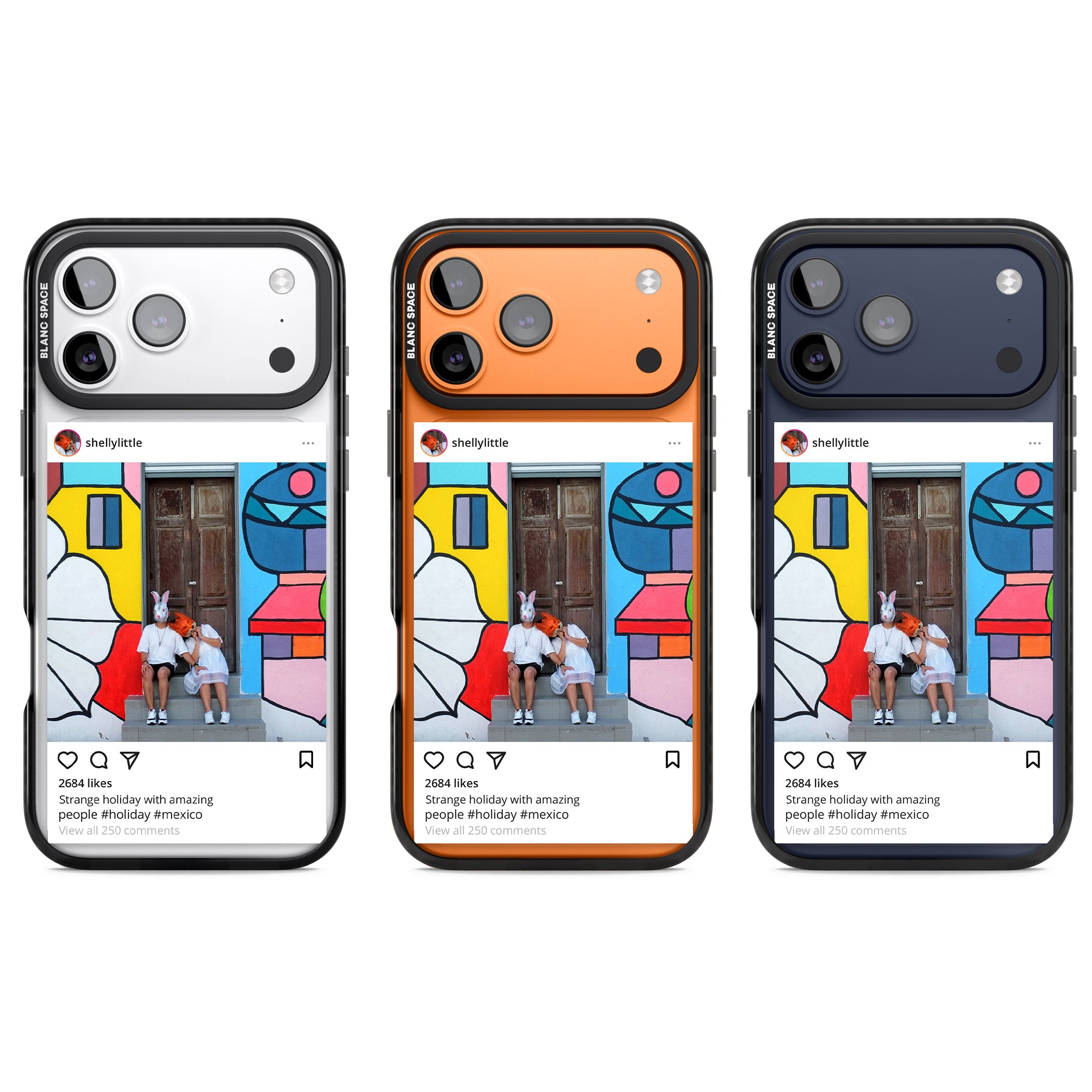 Personalised Instagram iPhone 17 Pro Impact Black Phone Case APT Impact Protection