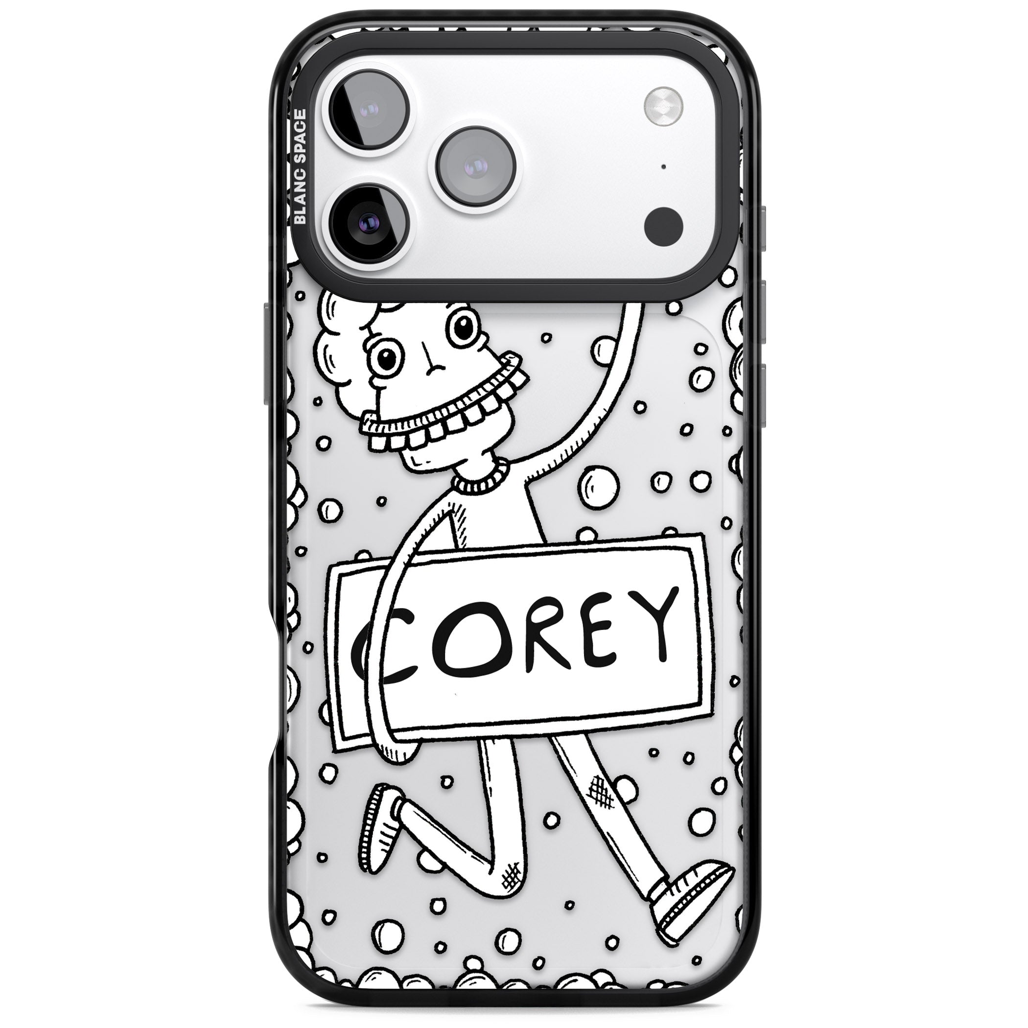 Personalised Banner Boy iPhone 17 Pro Impact Black Phone Case