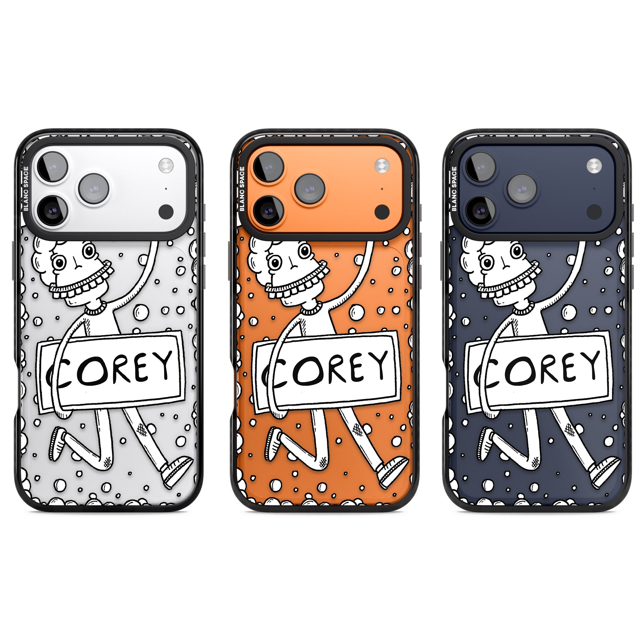 Personalised Banner Boy iPhone 17 Pro Impact Black Phone Case APT Impact Protection