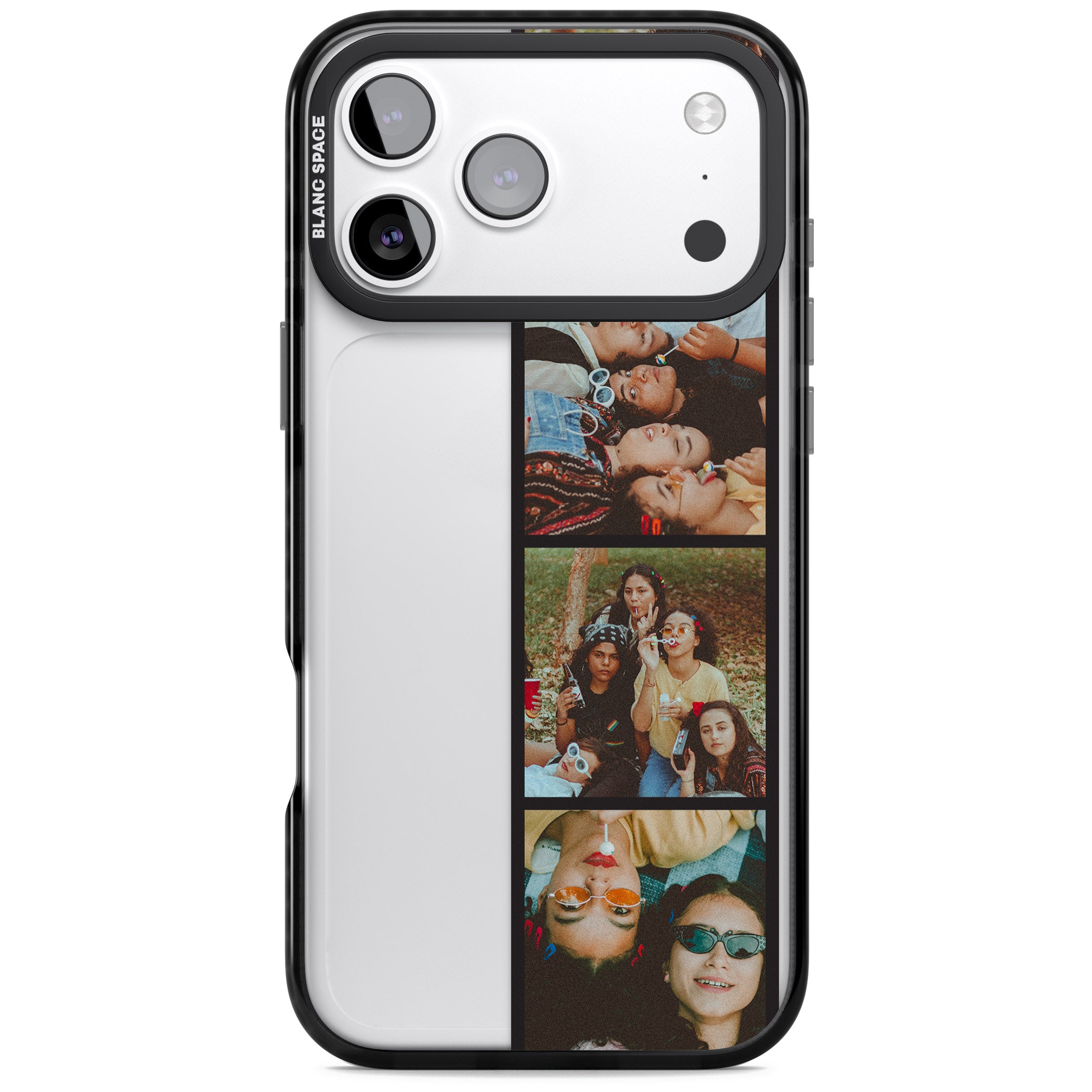 Personalised Photo Strip iPhone 17 Pro Impact Black Phone Case