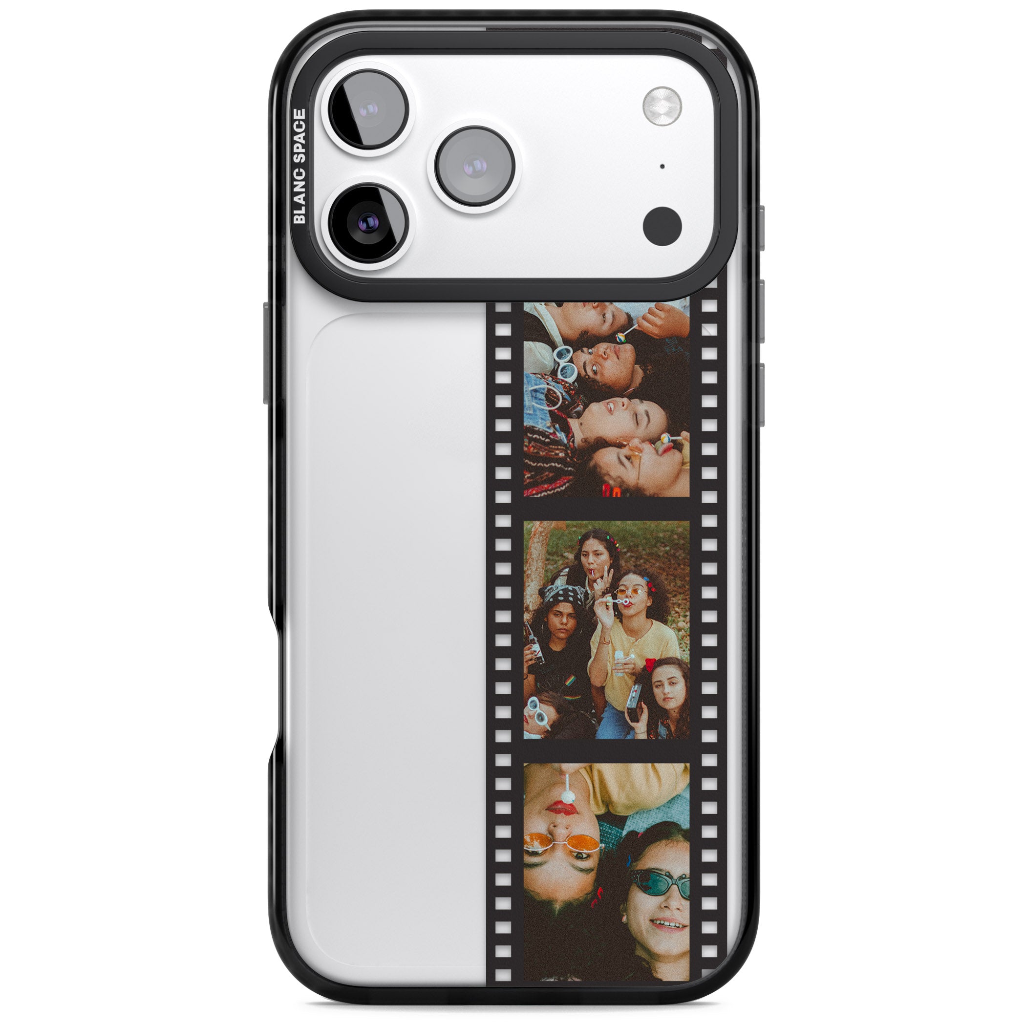 Personalised Photo Film Strip iPhone 17 Pro Max Impact Black Phone Case