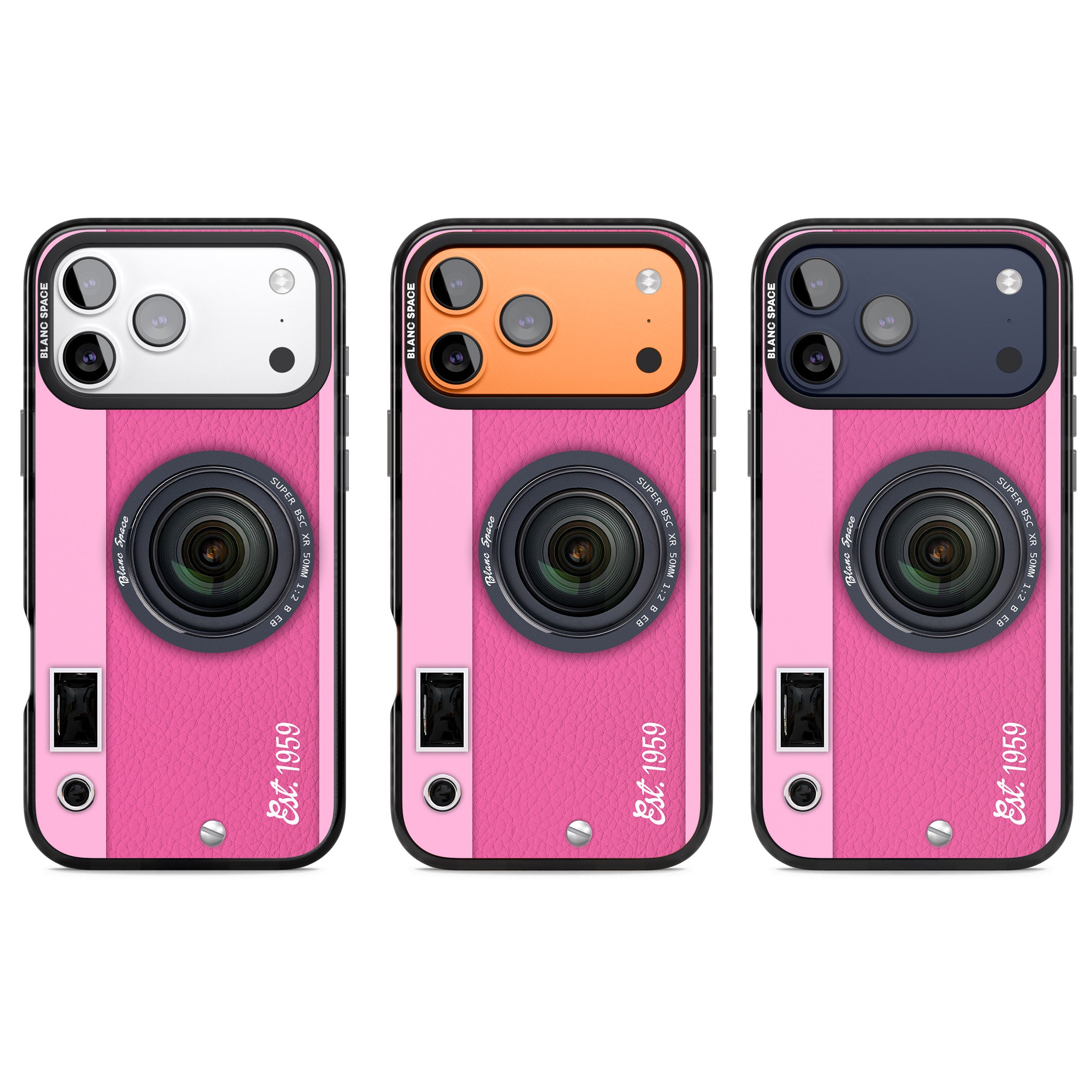 Personalised Pink Dream Camera iPhone 17 Pro Impact Black Phone Case APT Impact Protection