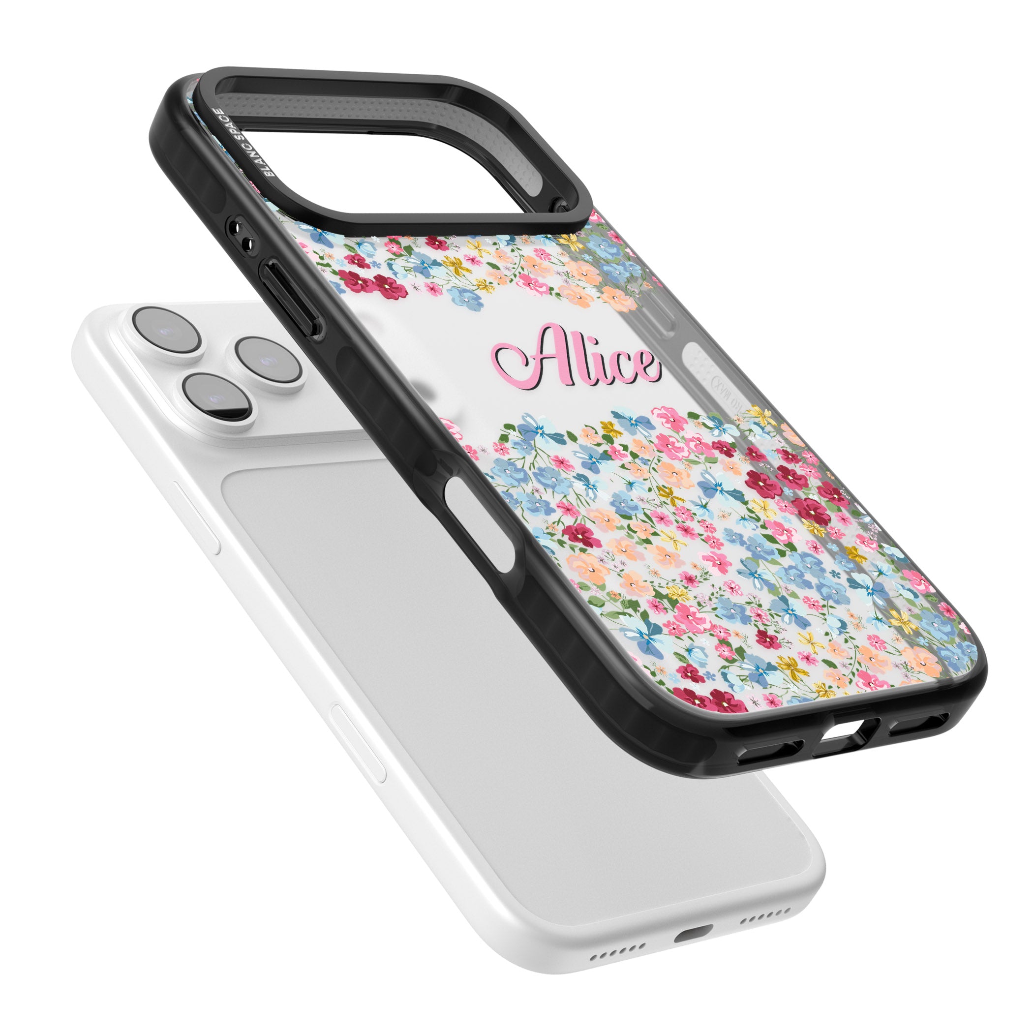 Personalised Venetian Meadow iPhone 17 Pro Impact Black Phone Case Colours