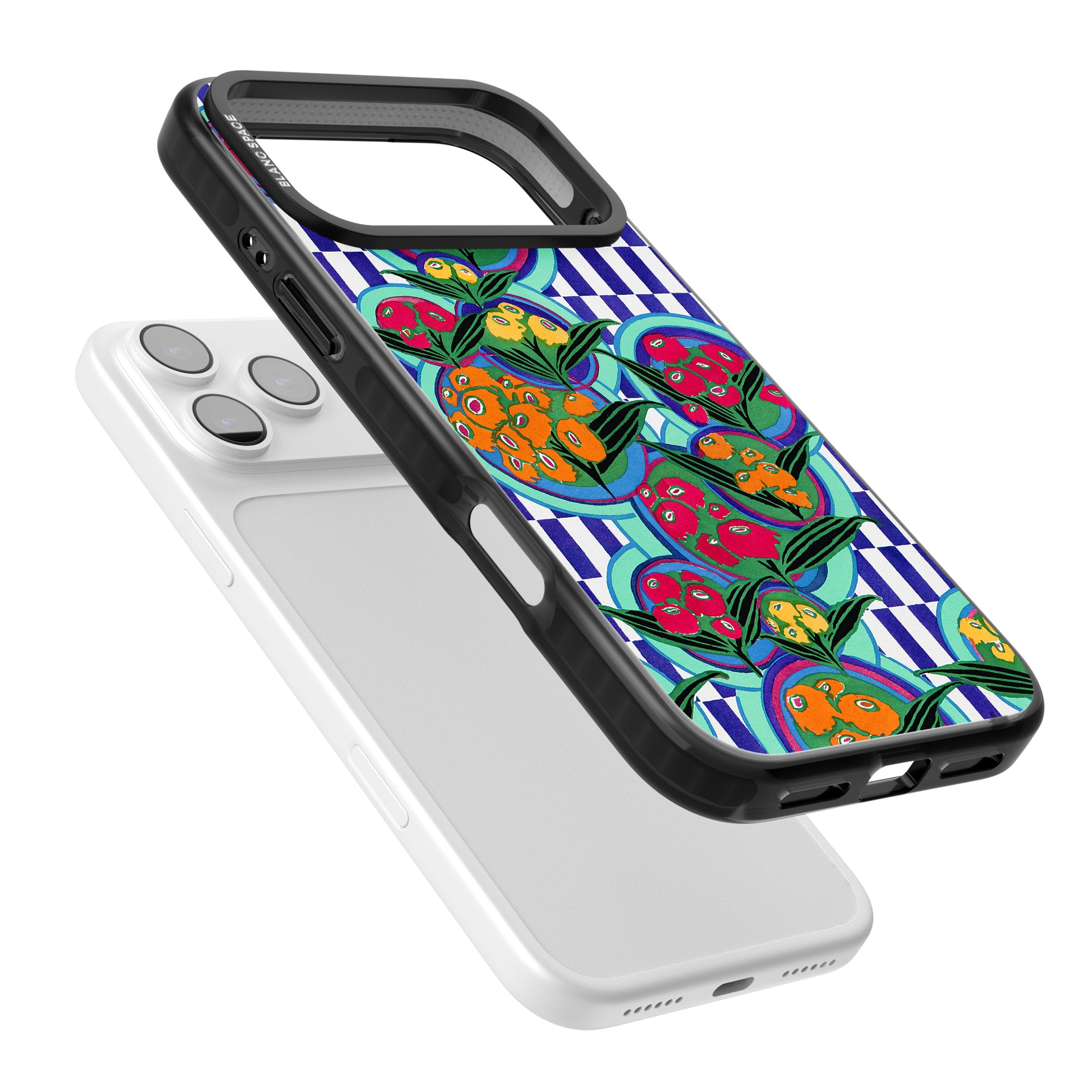 Vintage Fruit Plates iPhone 17 Pro Impact Black Phone Case Colours