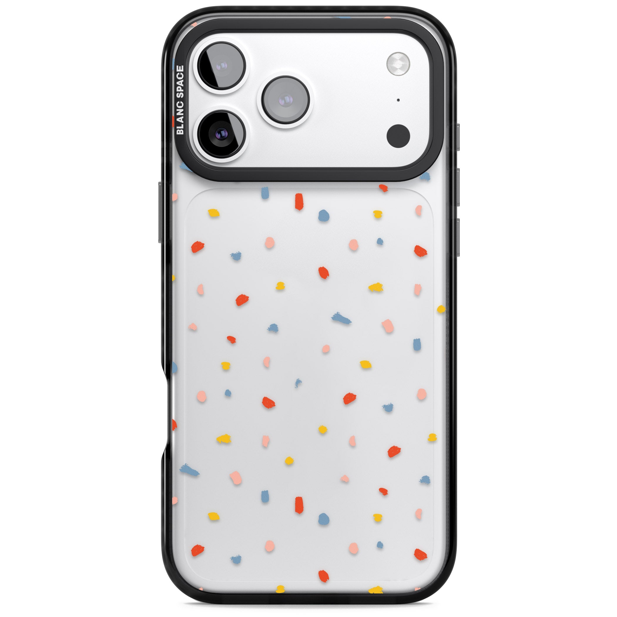 Small Confetti iPhone 17 Pro Impact Black Phone Case